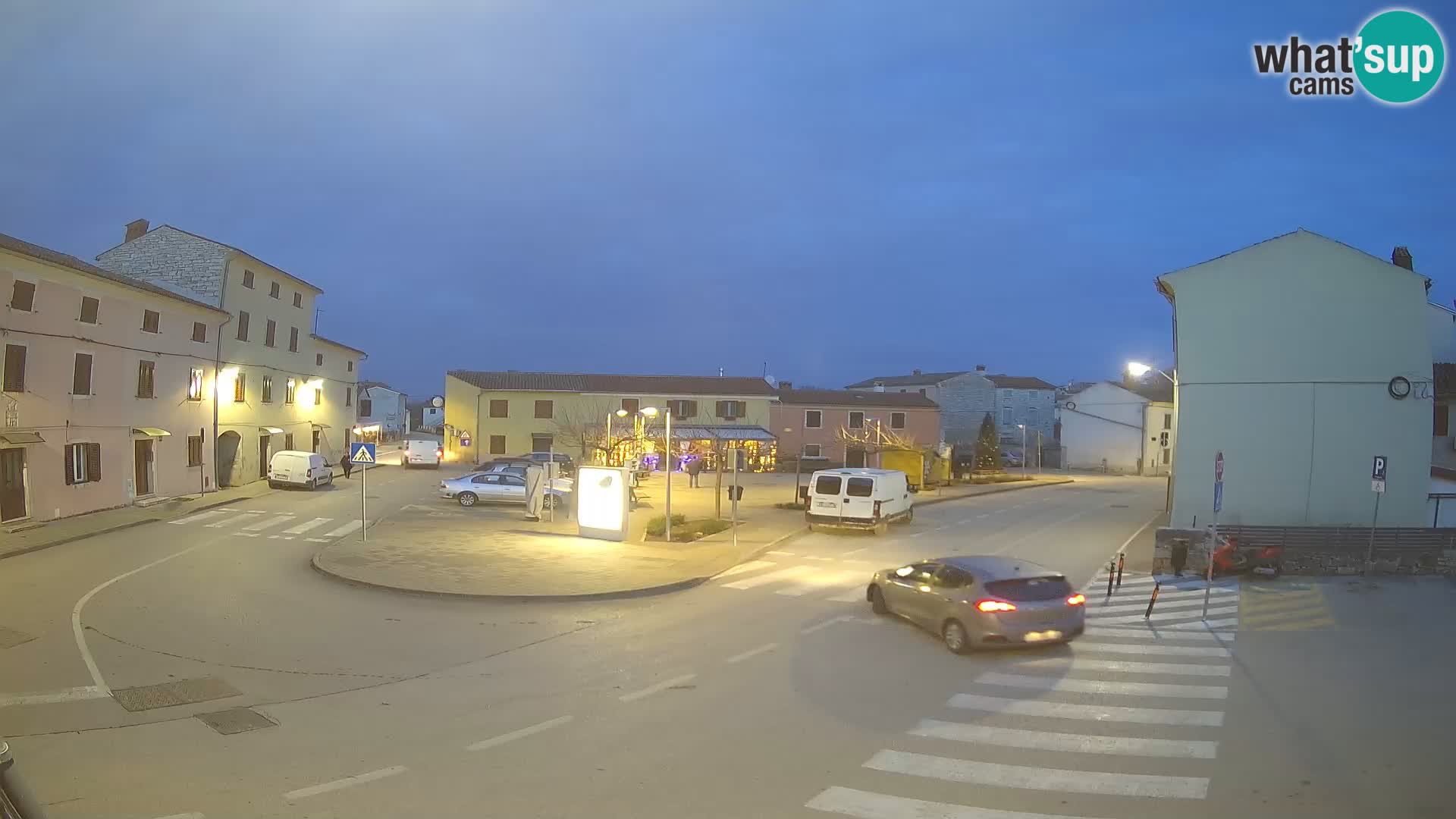 Bale, webcam de la place La Musa – Istrie – Croatie