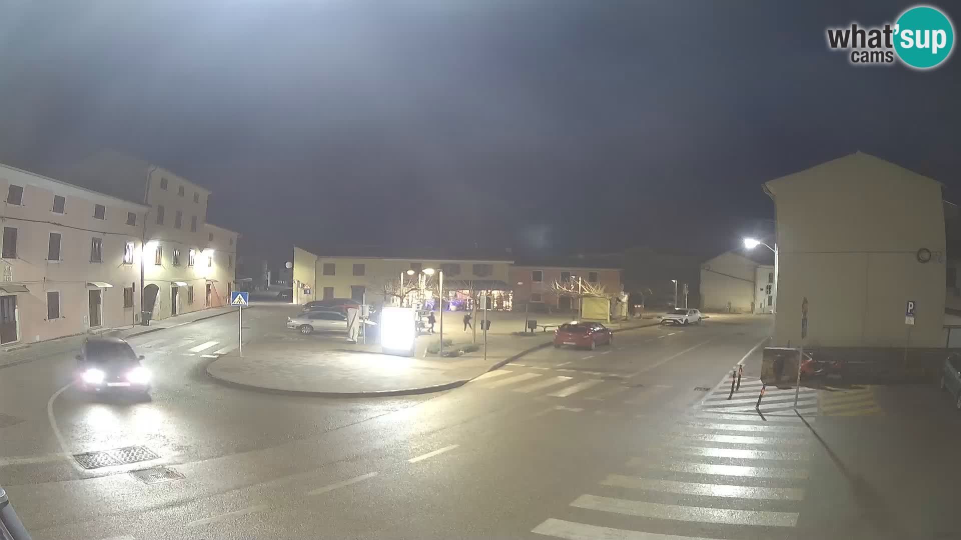 Bale, webcam de la place La Musa – Istrie – Croatie