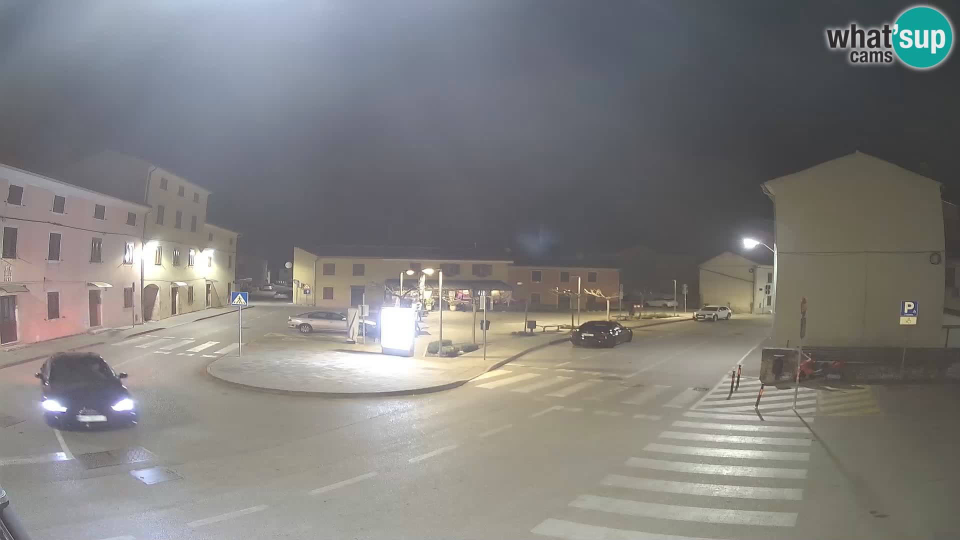 Bale, webcam de la place La Musa – Istrie – Croatie