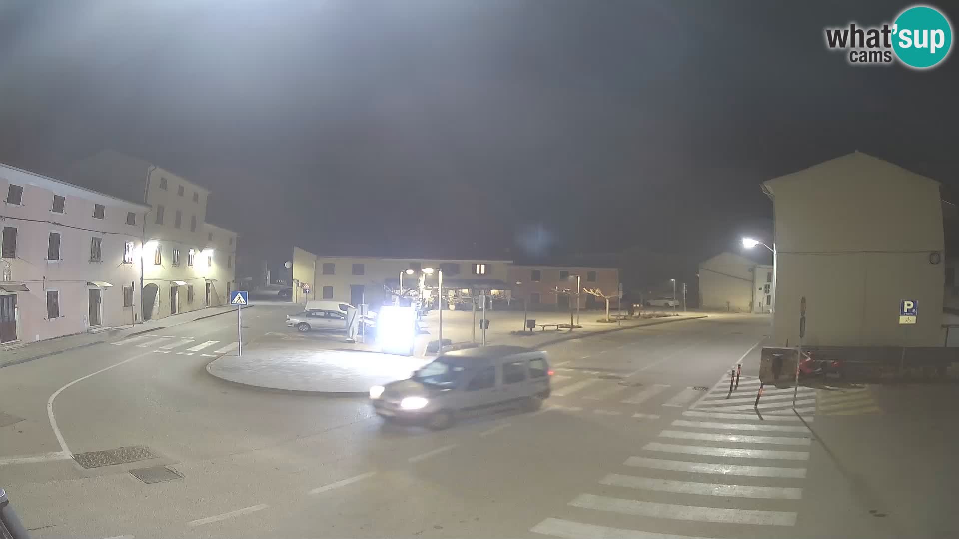 Bale, webcam de la place La Musa – Istrie – Croatie