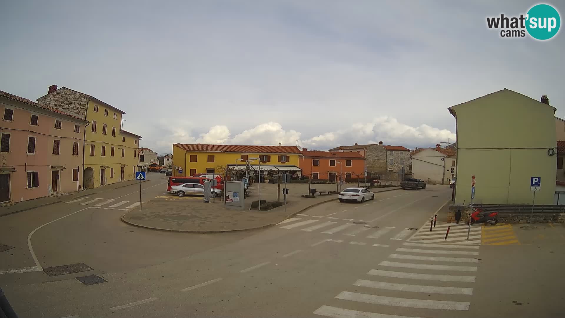 Bale, webcam de la plaza La Musa – Istria – Croacia