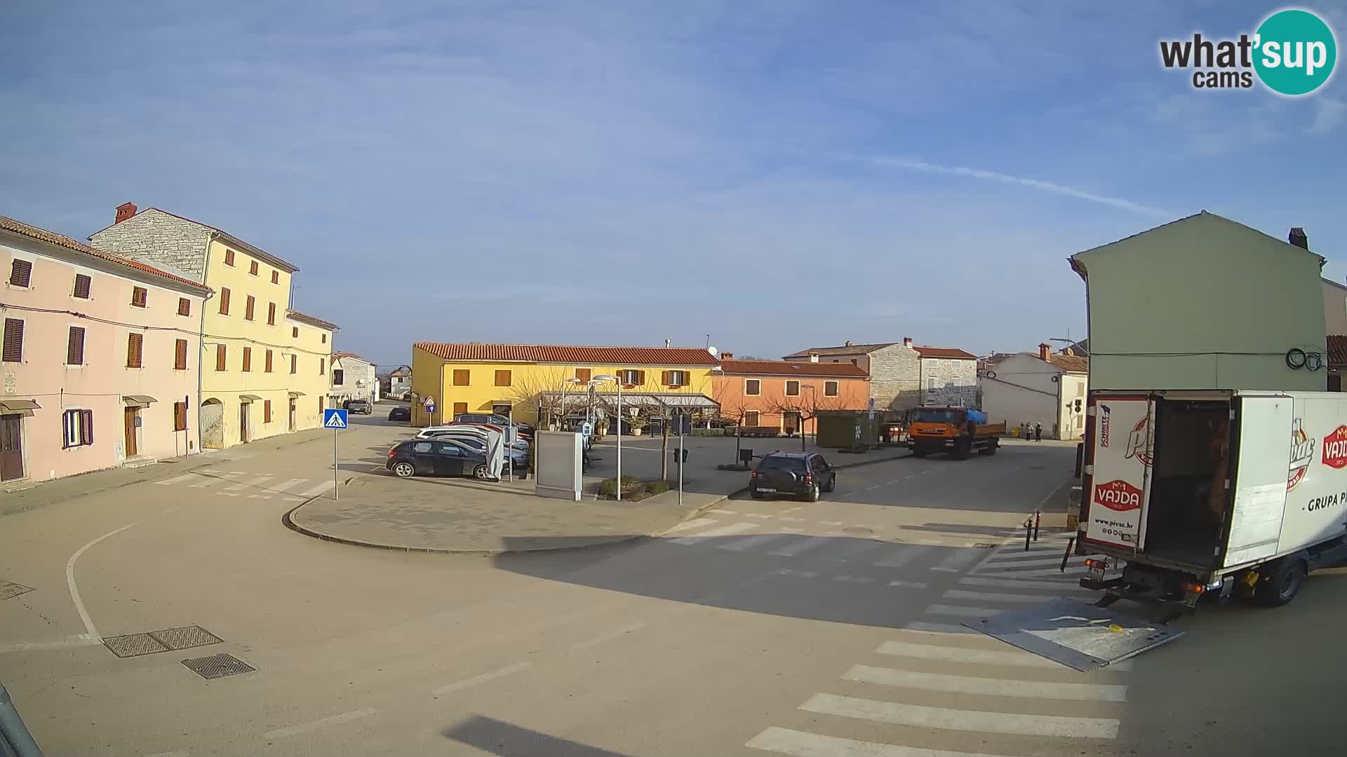 Bale, webcam de la place La Musa – Istrie – Croatie