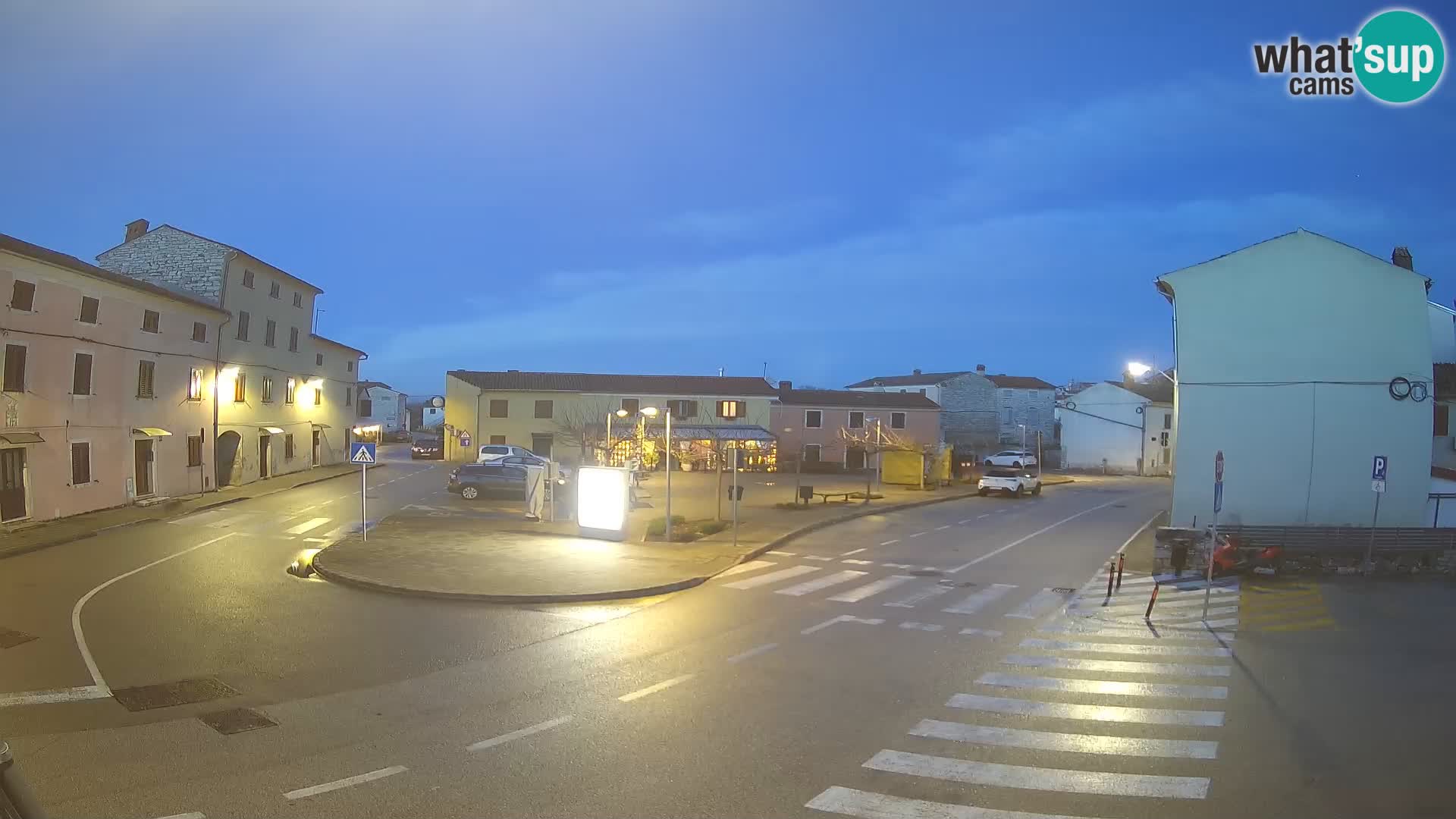 Bale, webcam de la plaza La Musa – Istria – Croacia