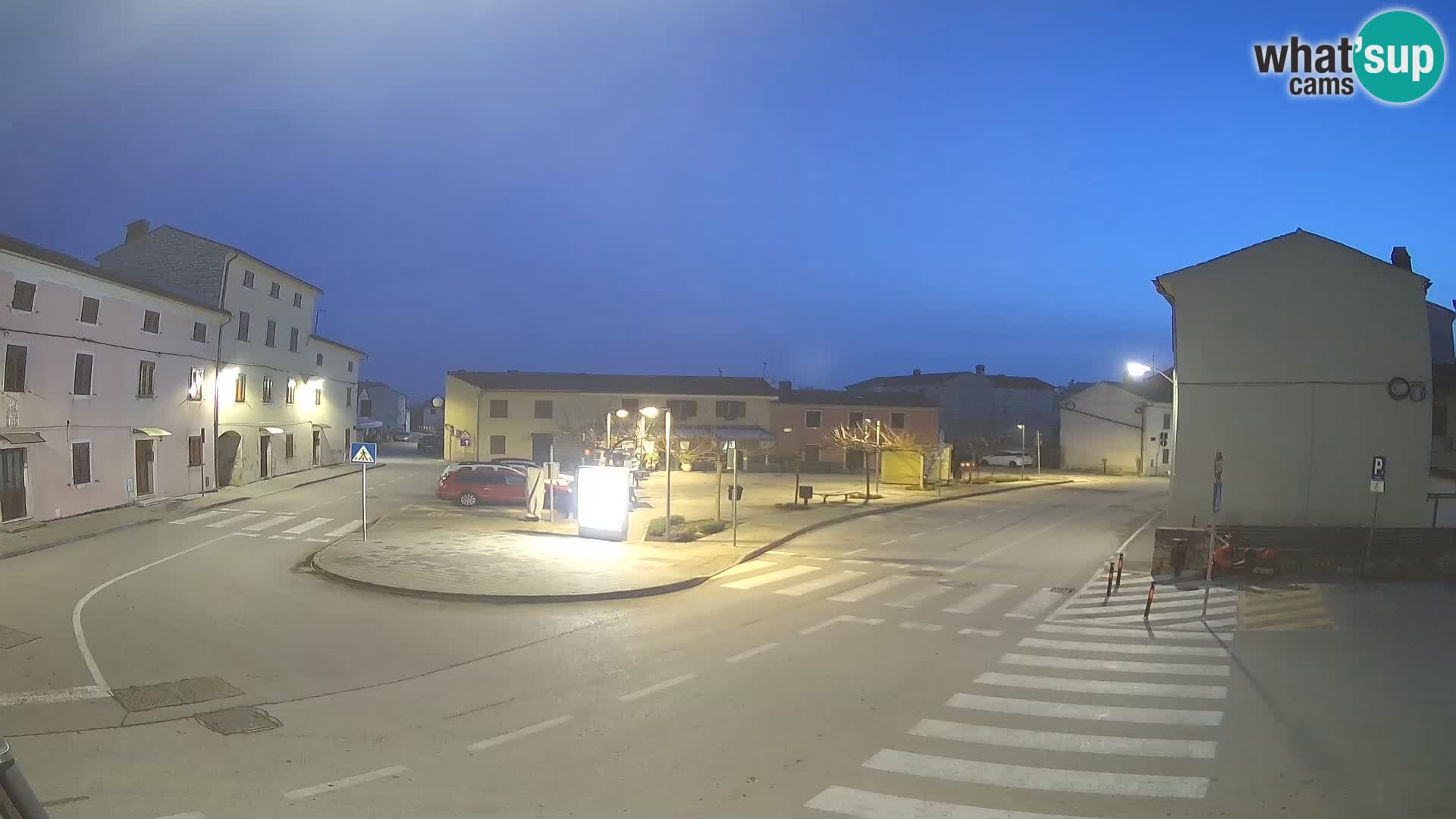 Bale, webcam de la place La Musa – Istrie – Croatie