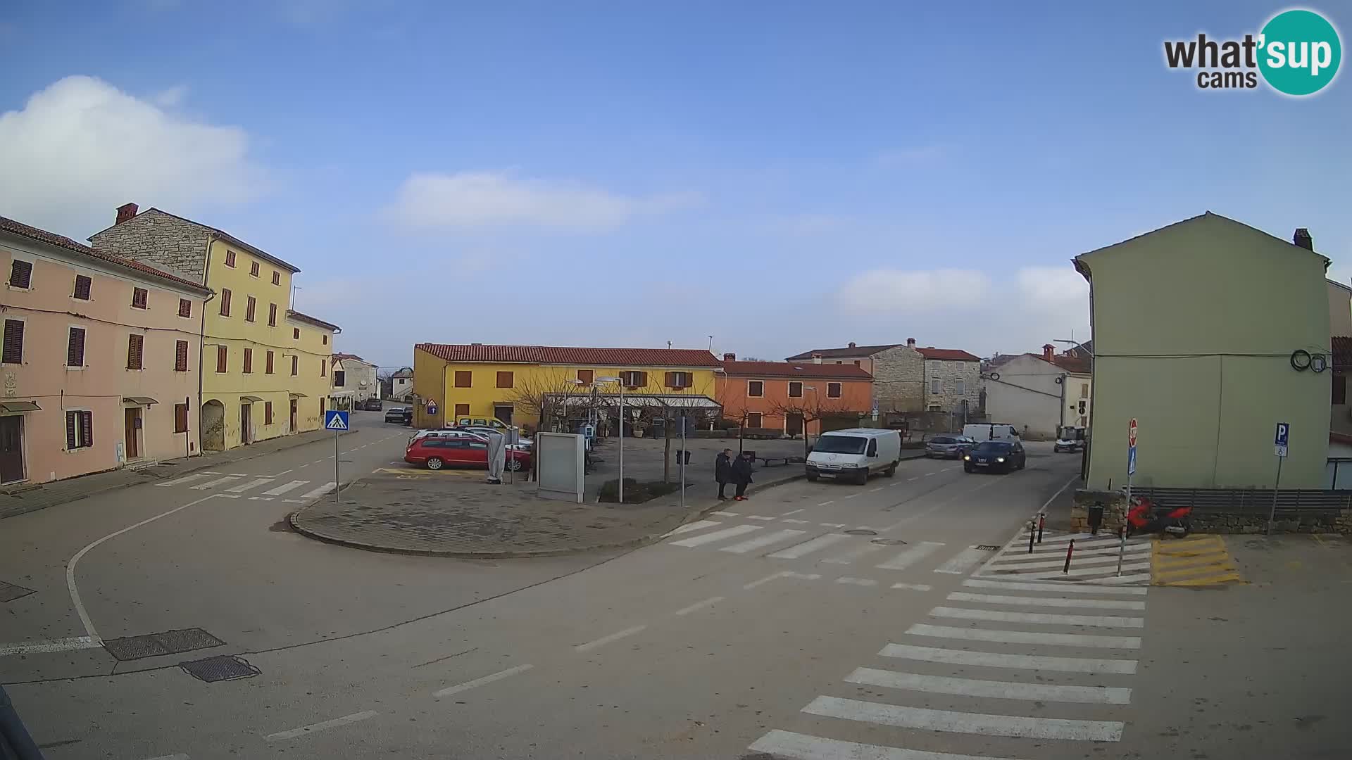 Bale, webcam de la place La Musa – Istrie – Croatie