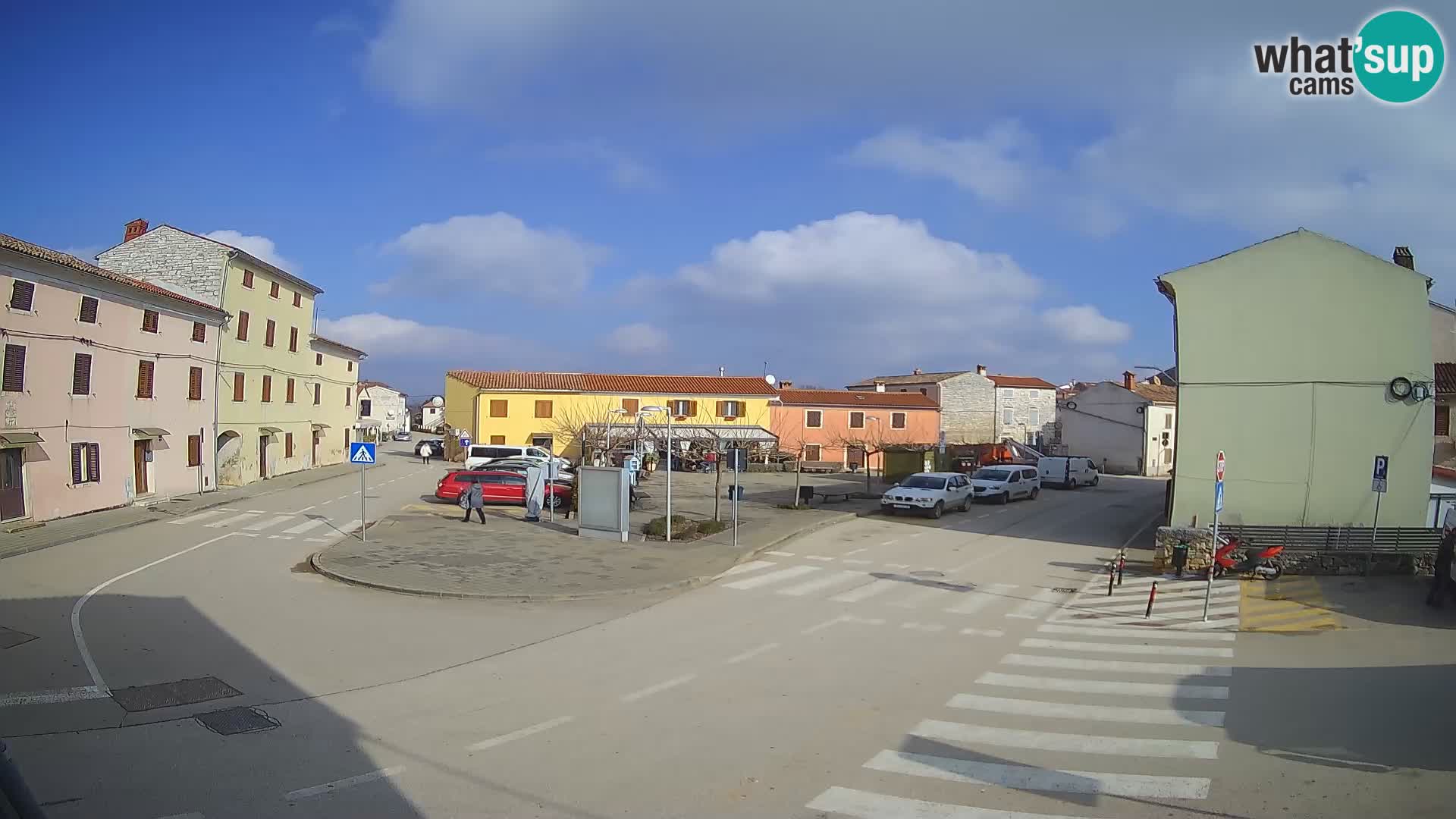 Bale, webcam de la place La Musa – Istrie – Croatie