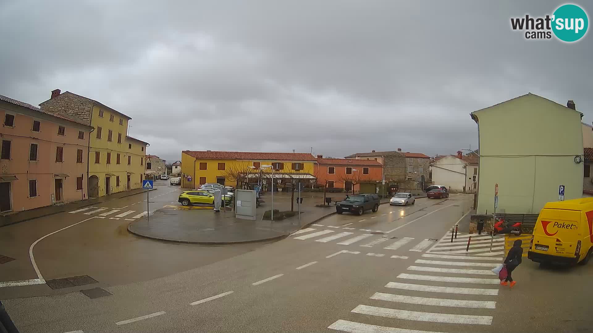 Bale, webcam de la place La Musa – Istrie – Croatie