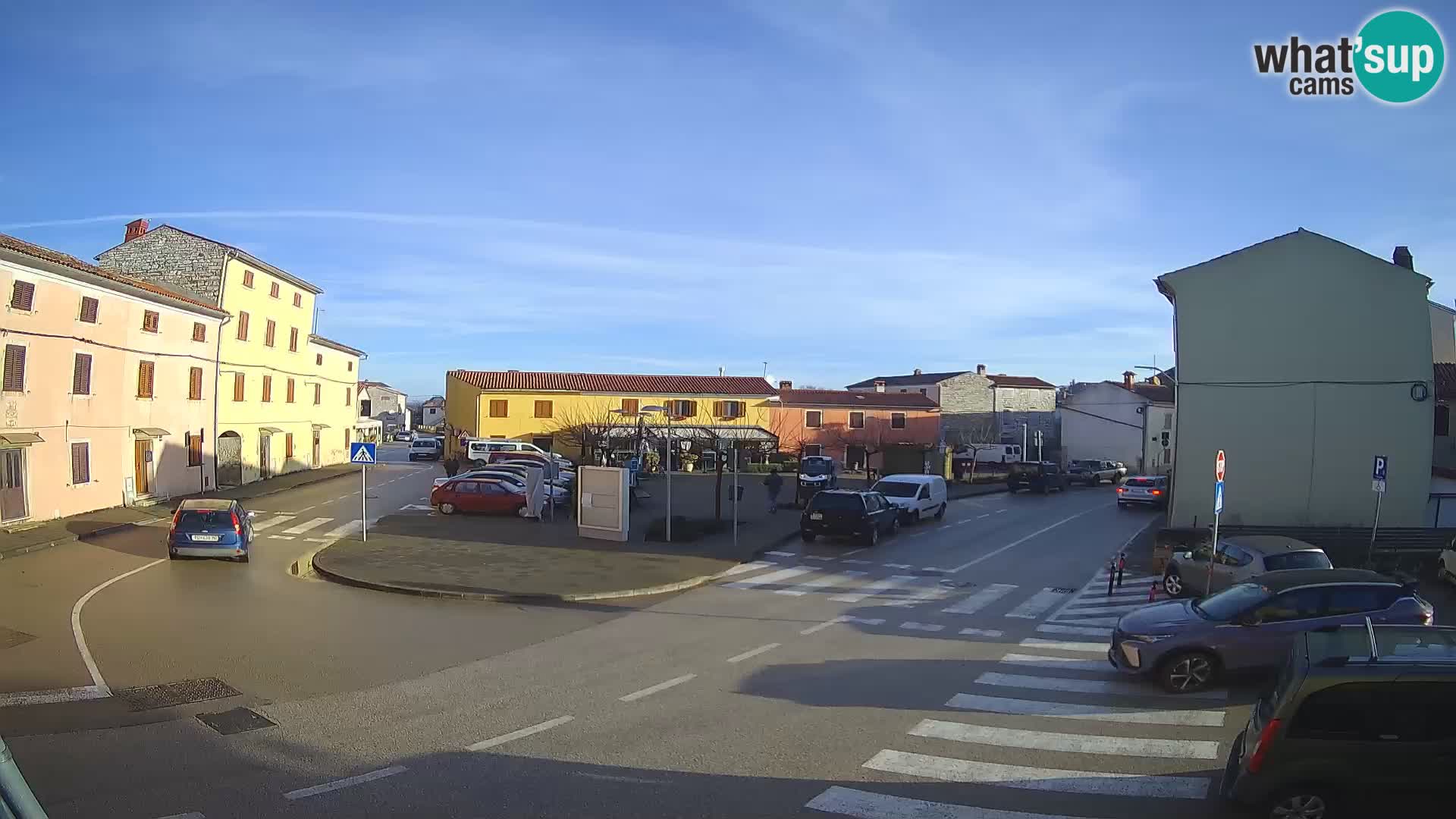 Bale, webcam de la place La Musa – Istrie – Croatie