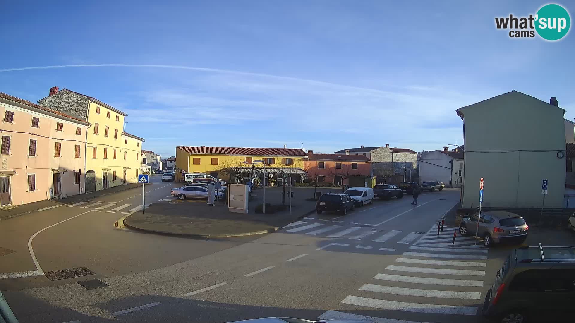 Bale, webcam de la place La Musa – Istrie – Croatie