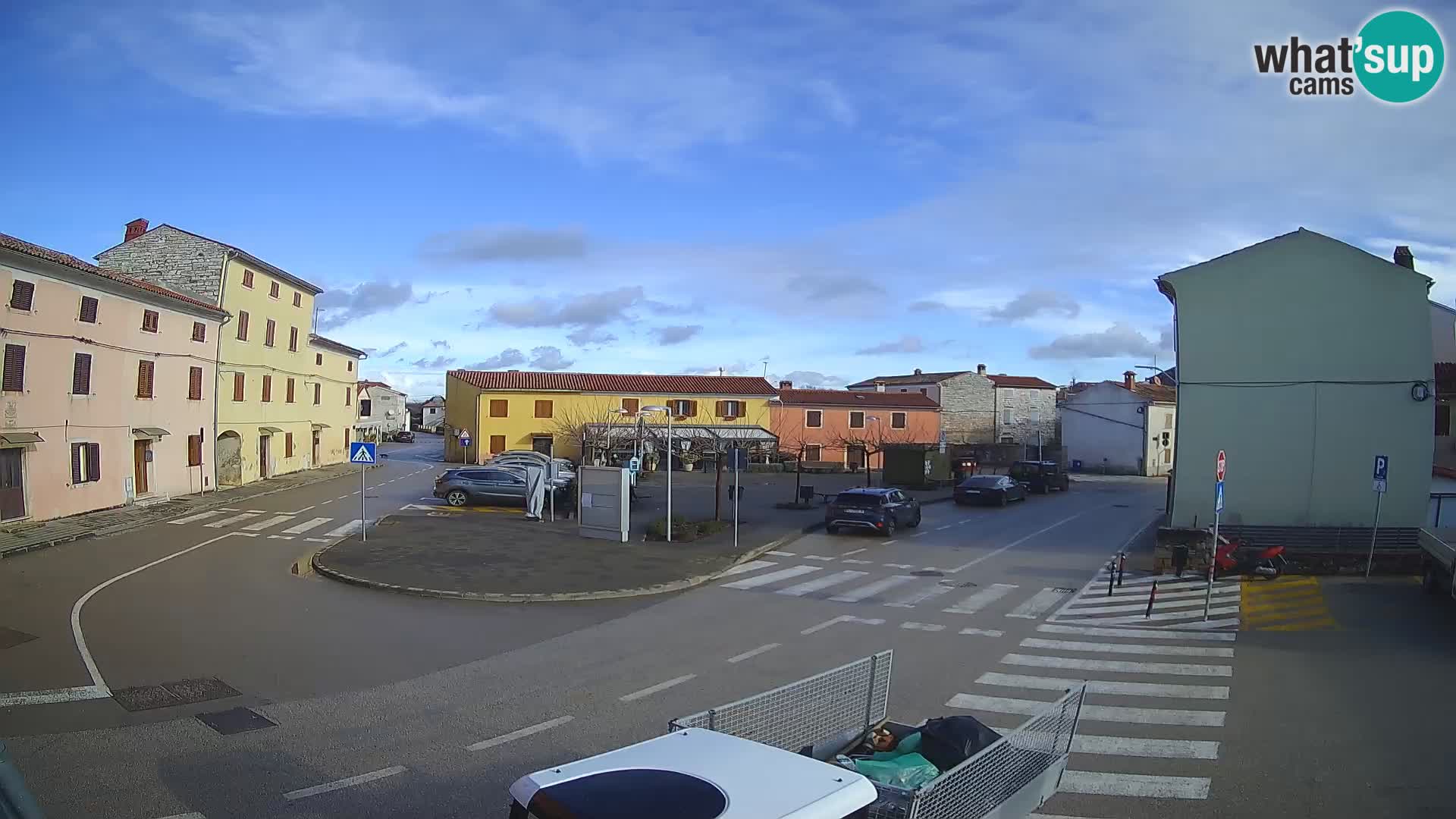 Bale, webcam de la place La Musa – Istrie – Croatie