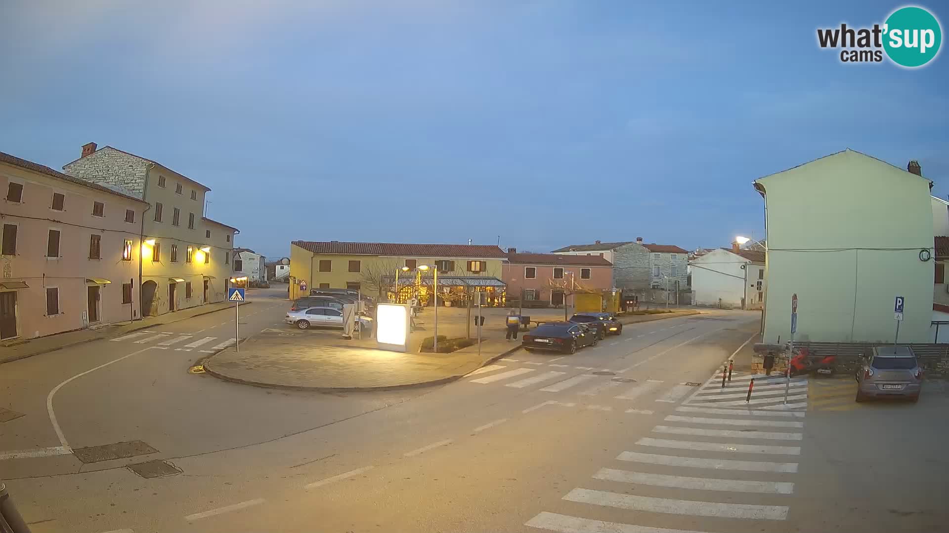 Bale, webcam de la plaza La Musa – Istria – Croacia