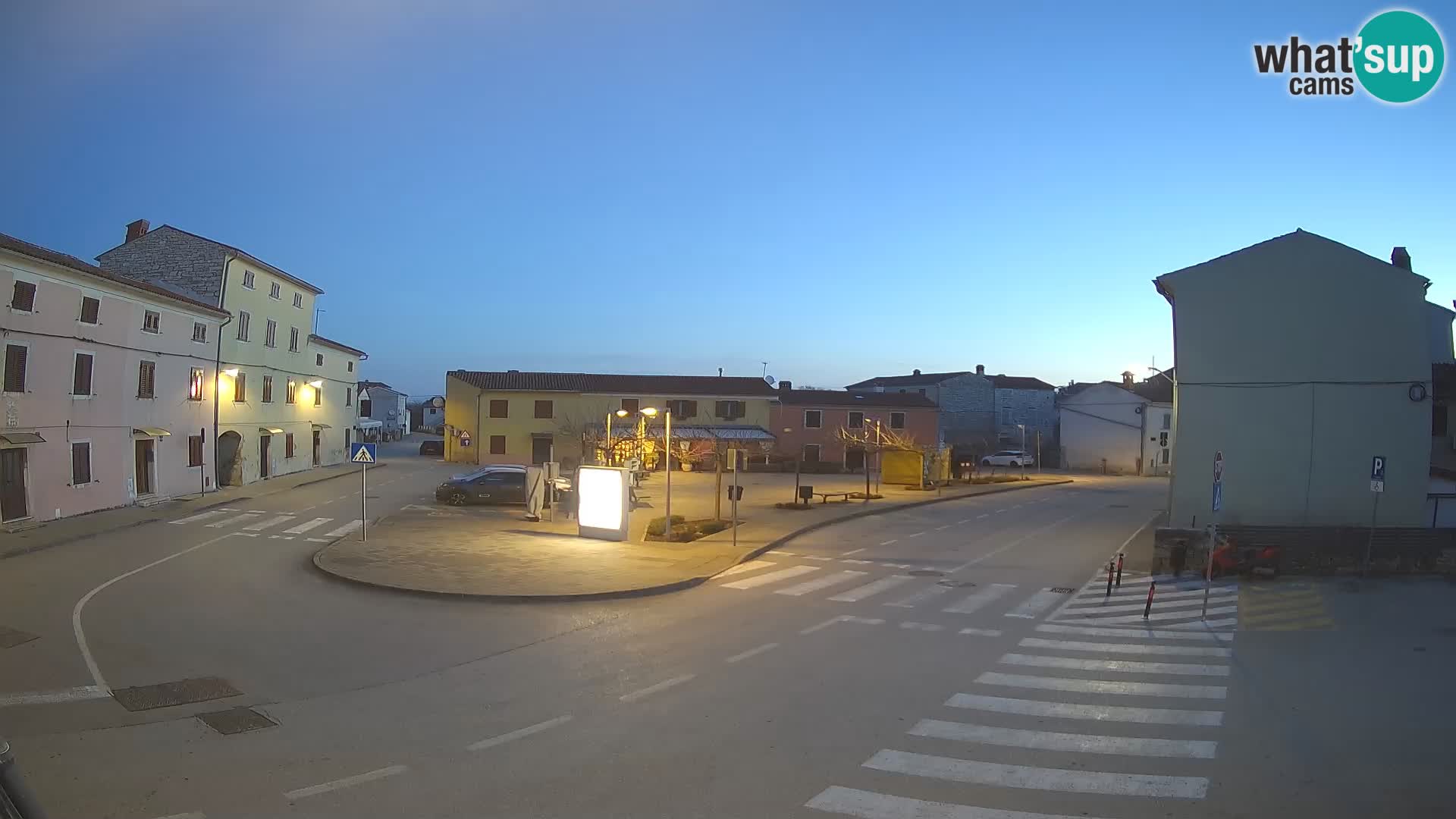 Bale, webcam de la place La Musa – Istrie – Croatie