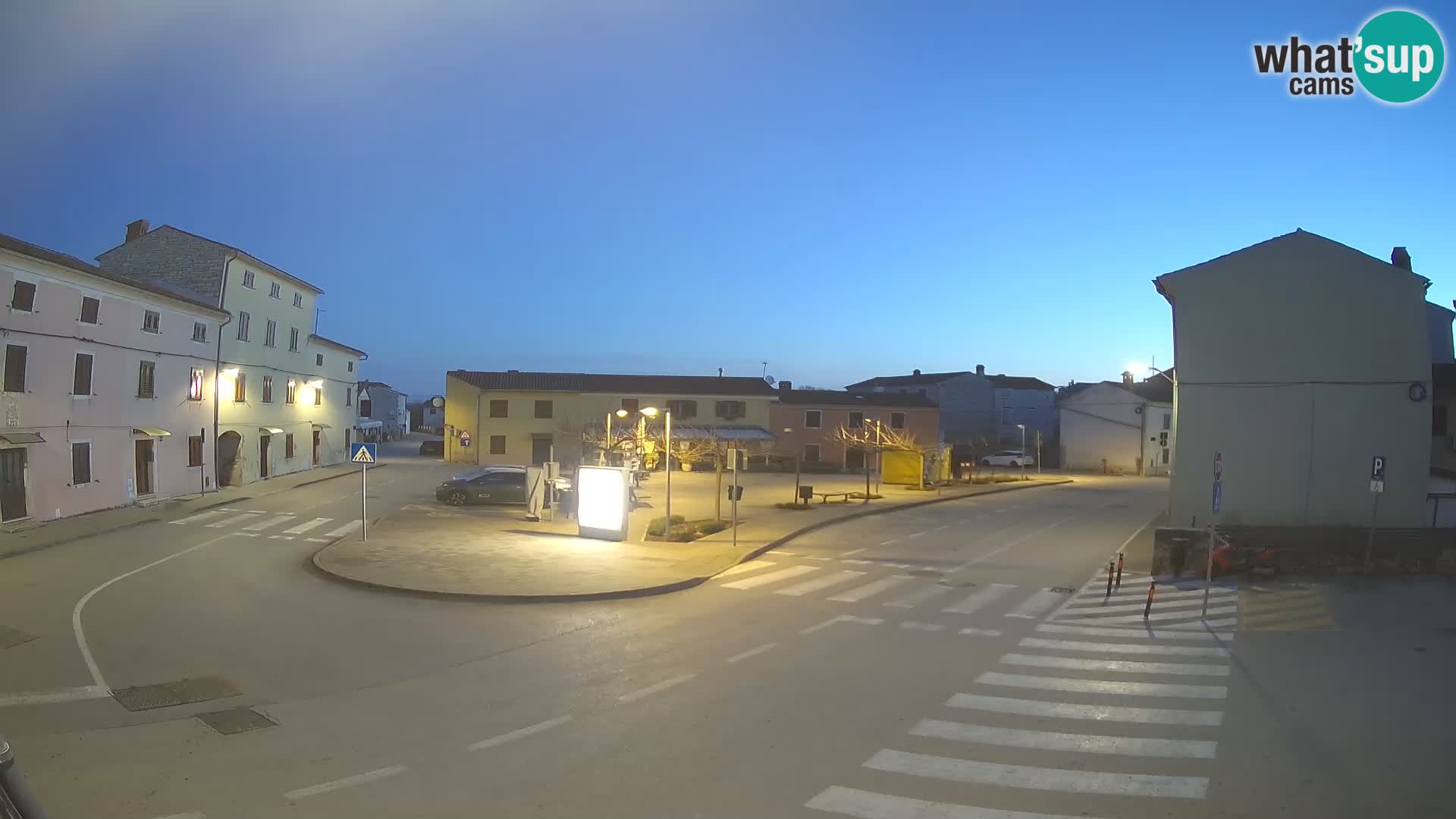 Bale, webcam de la plaza La Musa – Istria – Croacia