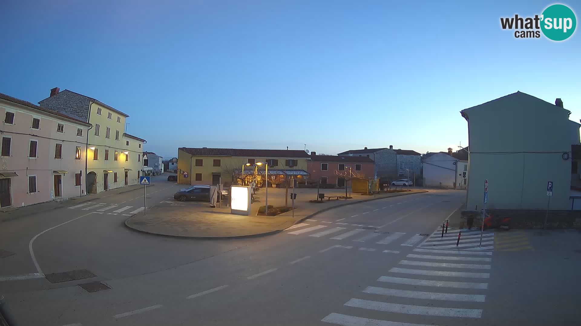 Bale, webcam de la place La Musa – Istrie – Croatie