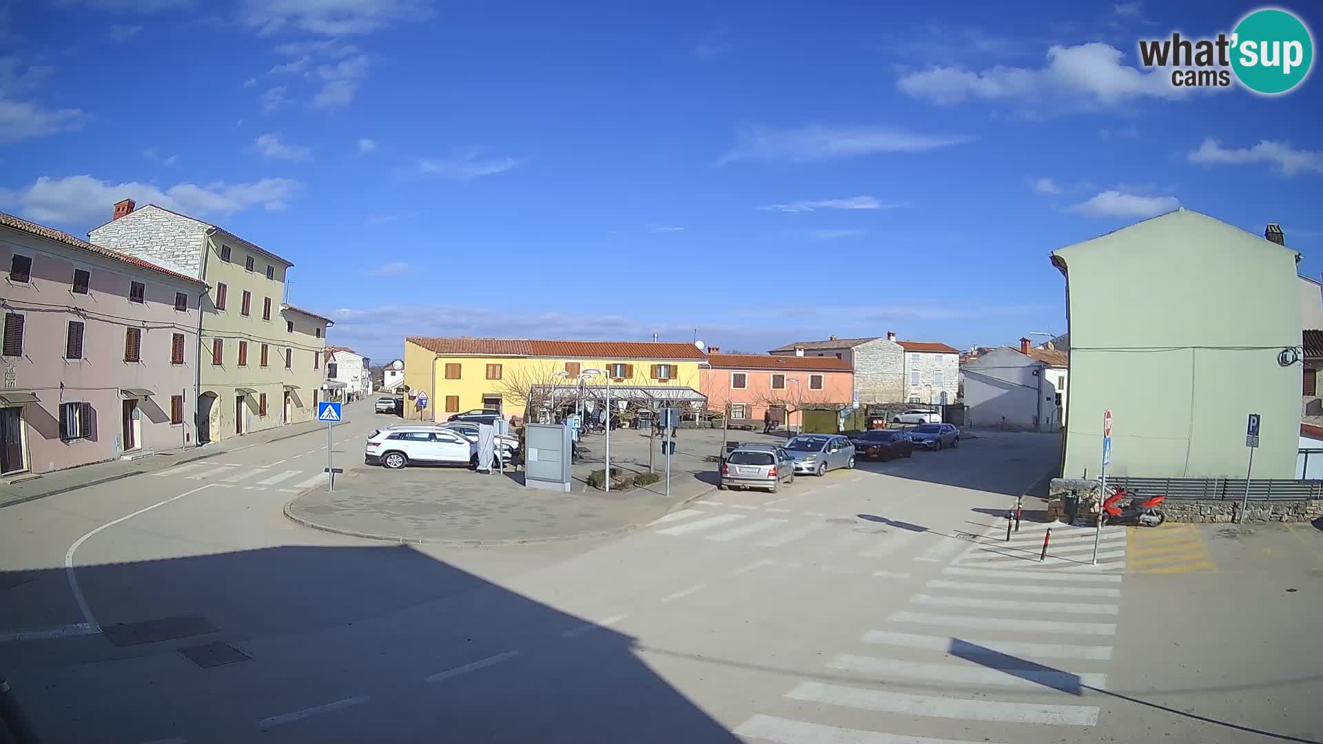 Bale, webcam de la place La Musa – Istrie – Croatie