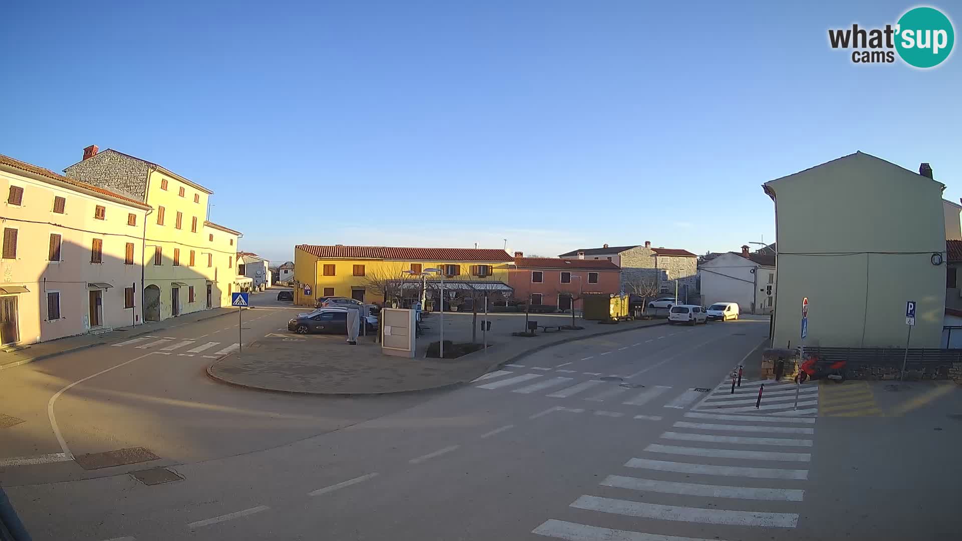 Bale, webcam de la place La Musa – Istrie – Croatie