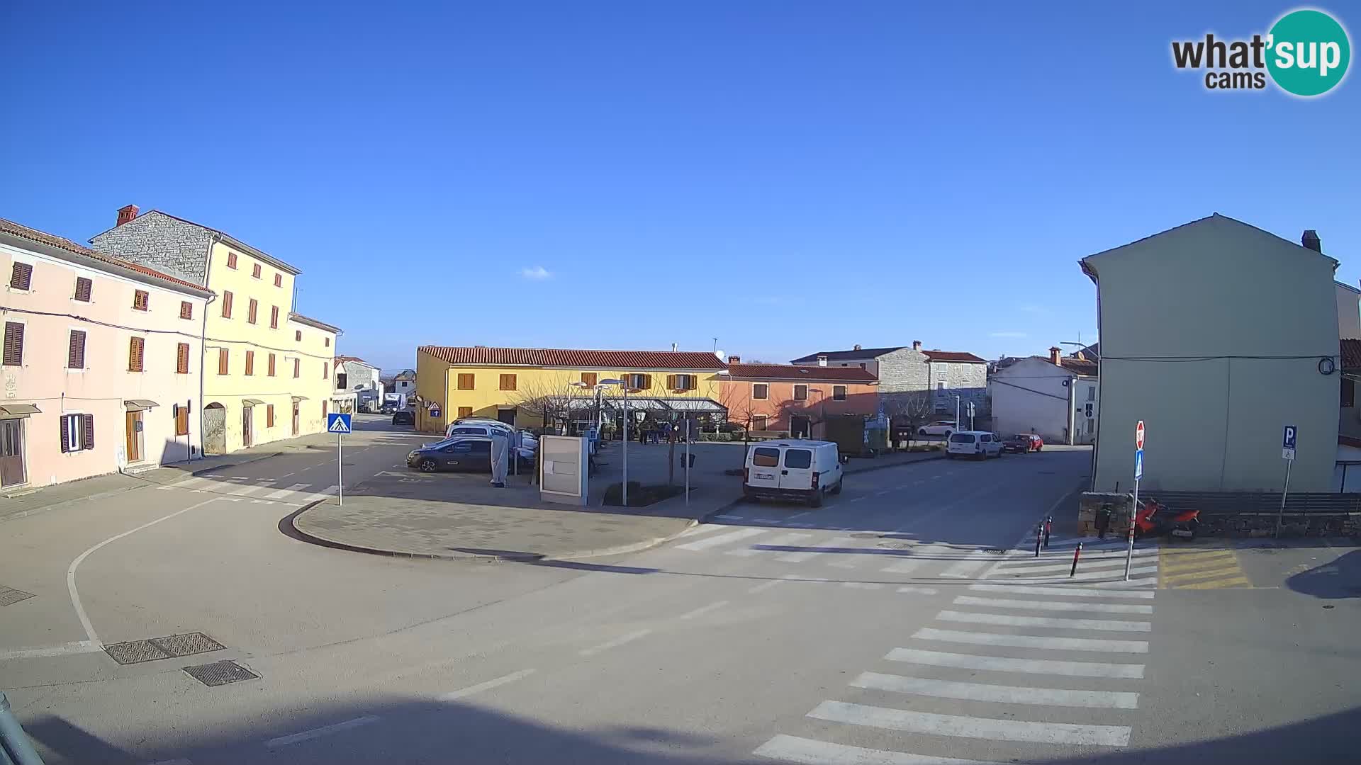 Bale, webcam de la place La Musa – Istrie – Croatie