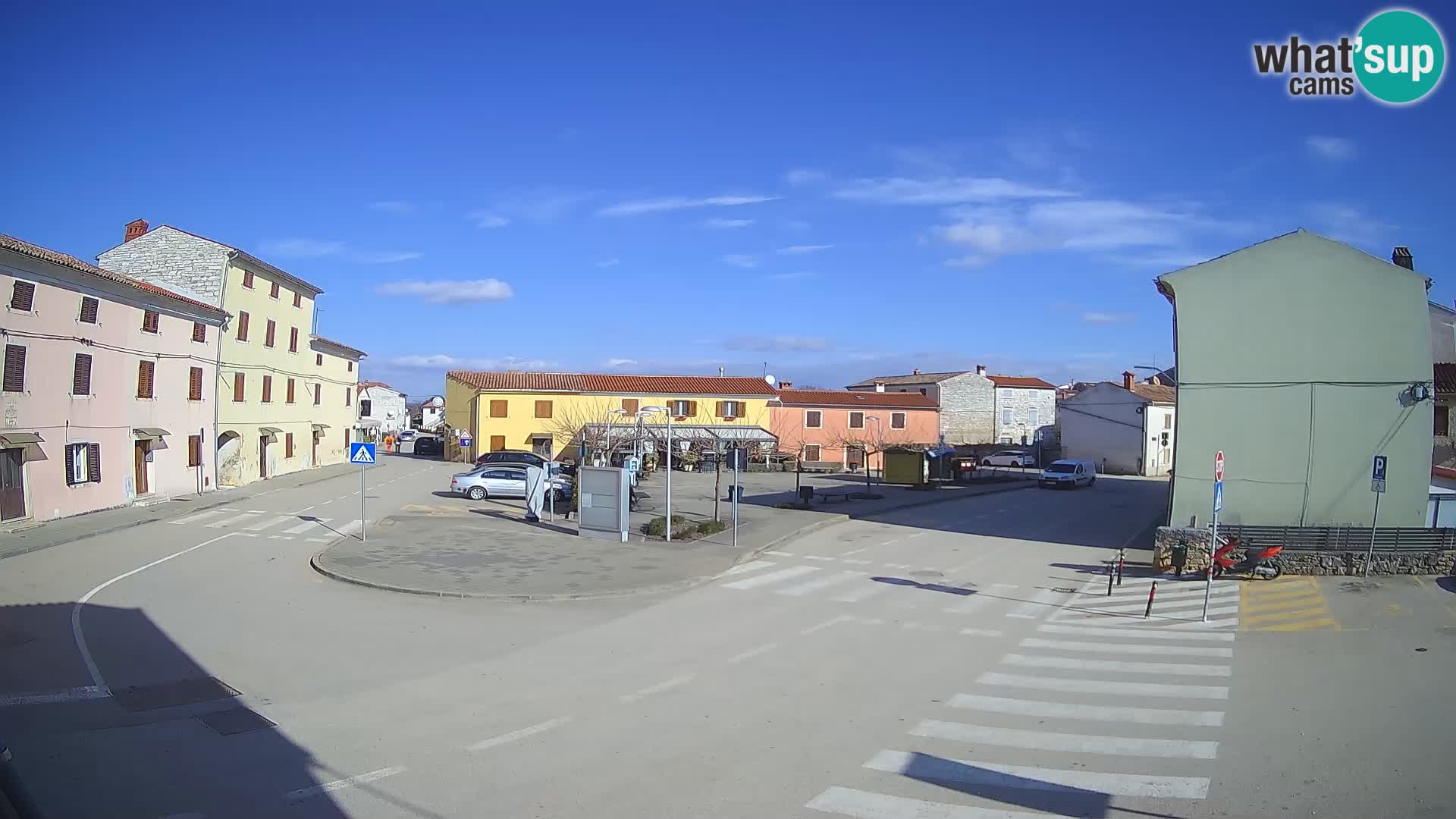 Bale, webcam de la place La Musa – Istrie – Croatie