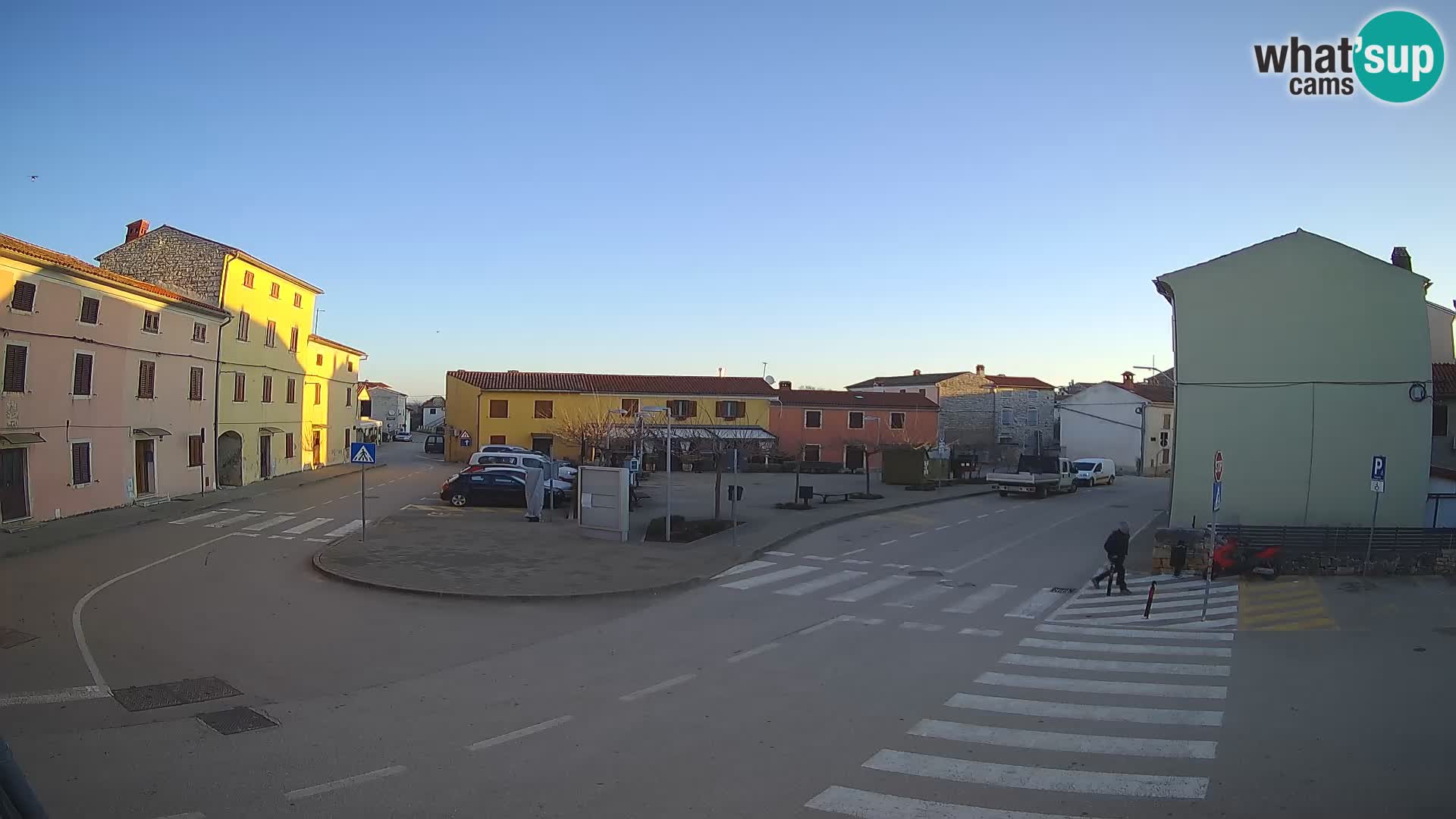 Bale, webcam de la plaza La Musa – Istria – Croacia