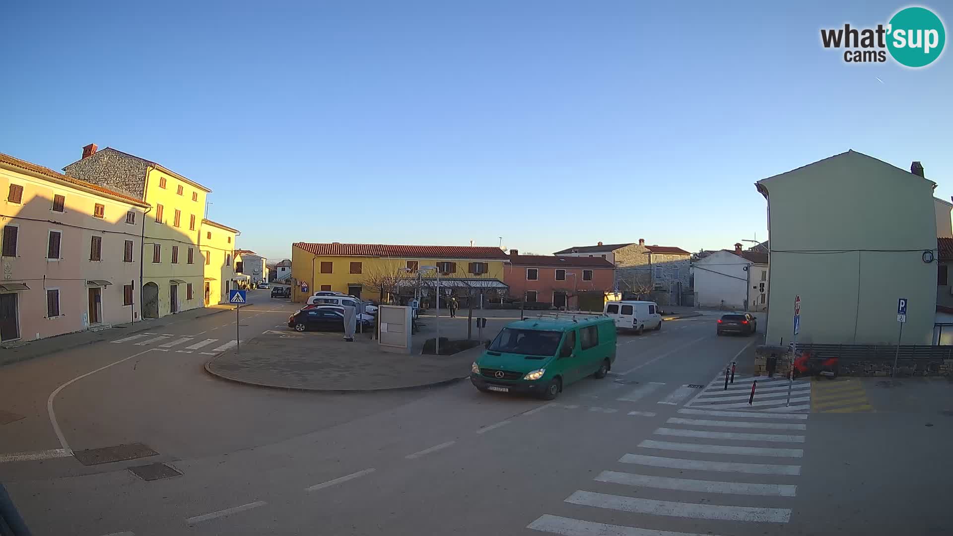 Bale, webcam de la plaza La Musa – Istria – Croacia