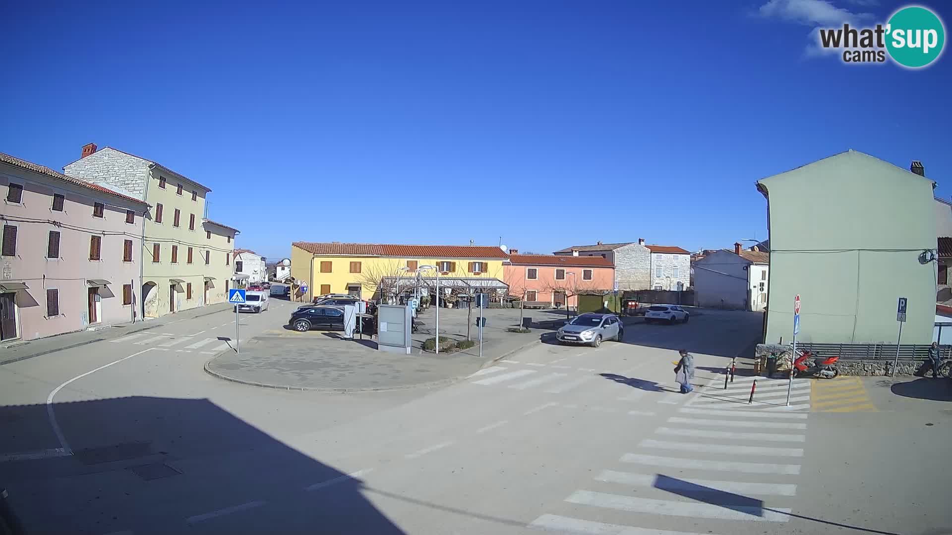 Bale, webcam de la place La Musa – Istrie – Croatie