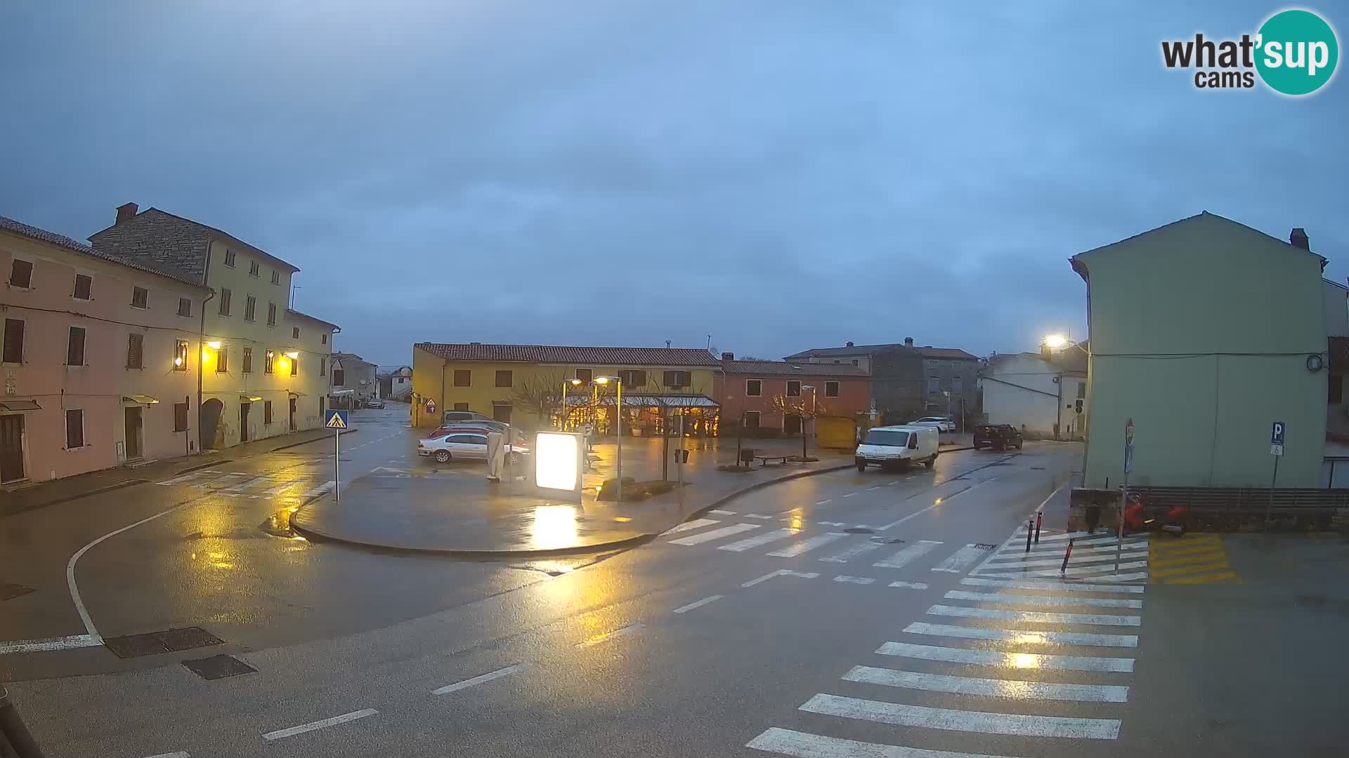 Bale, webcam de la place La Musa – Istrie – Croatie