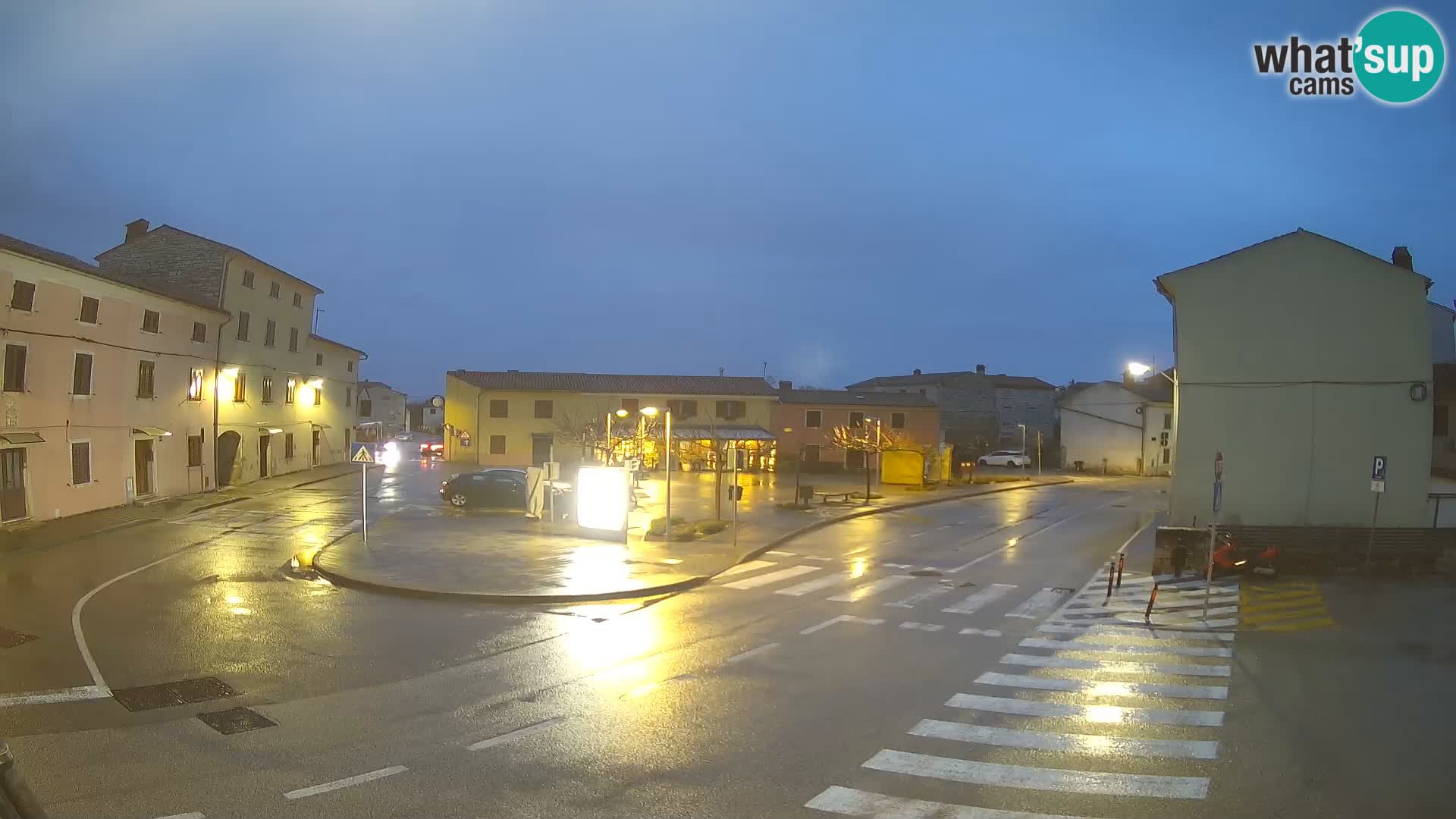 Bale, webcam de la plaza La Musa – Istria – Croacia