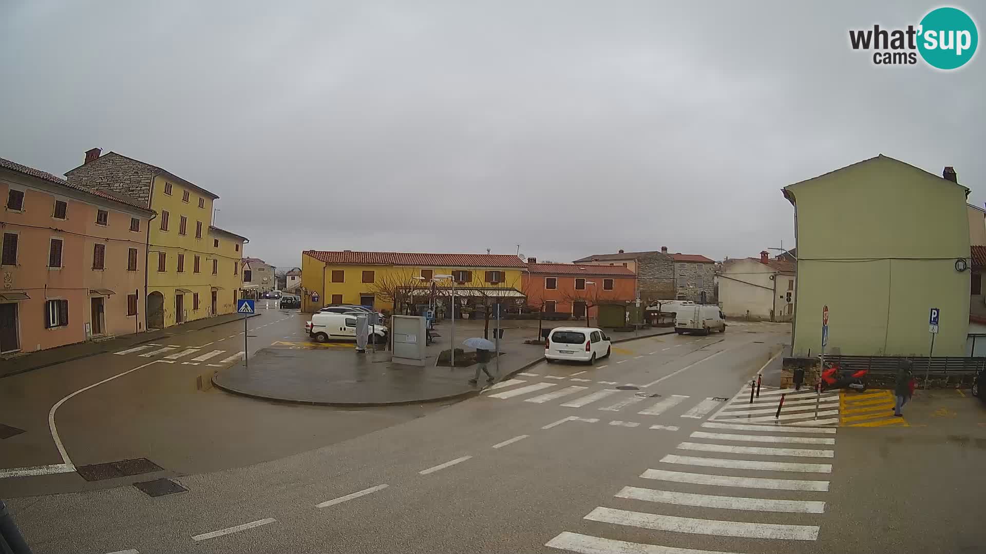 Bale, webcam de la place La Musa – Istrie – Croatie