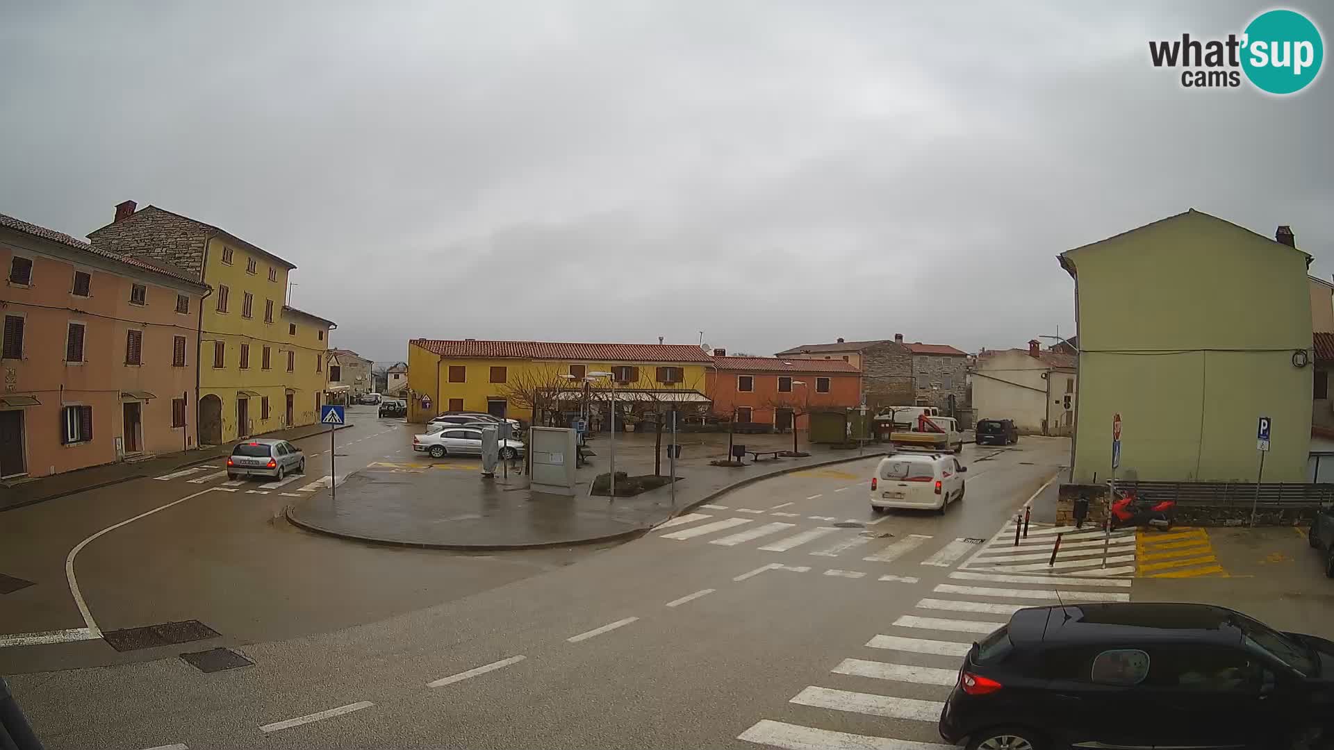 Bale, webcam de la place La Musa – Istrie – Croatie