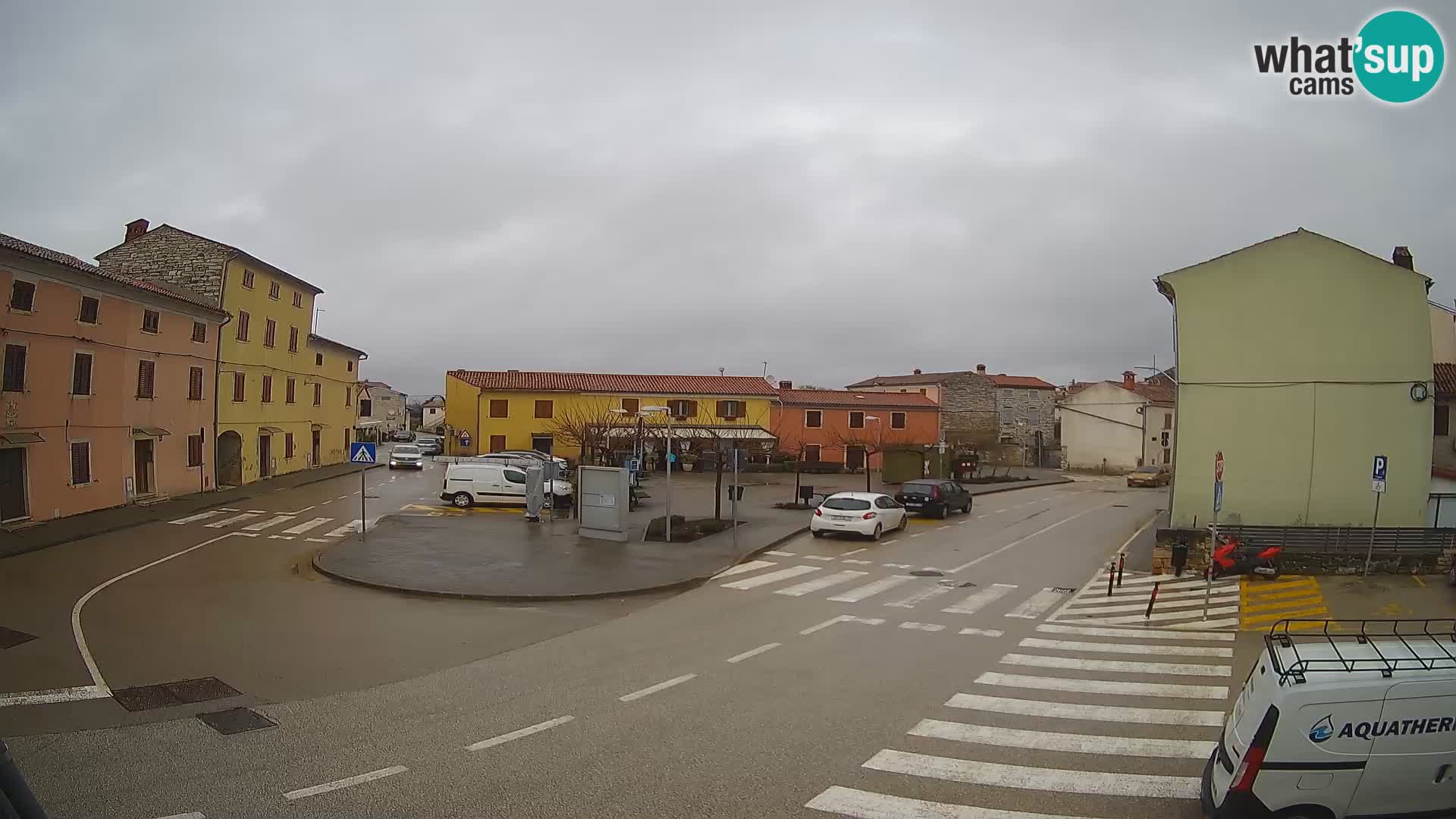 Bale, webcam de la place La Musa – Istrie – Croatie