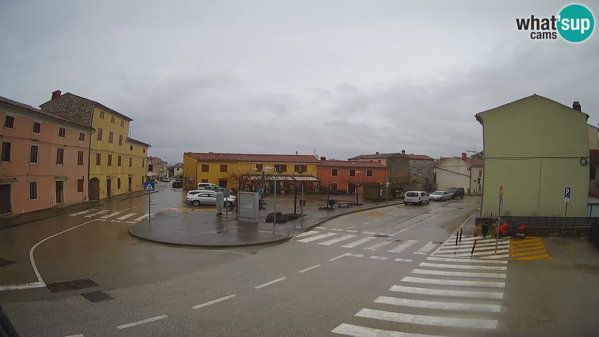 Bale, webcam de la place La Musa – Istrie – Croatie