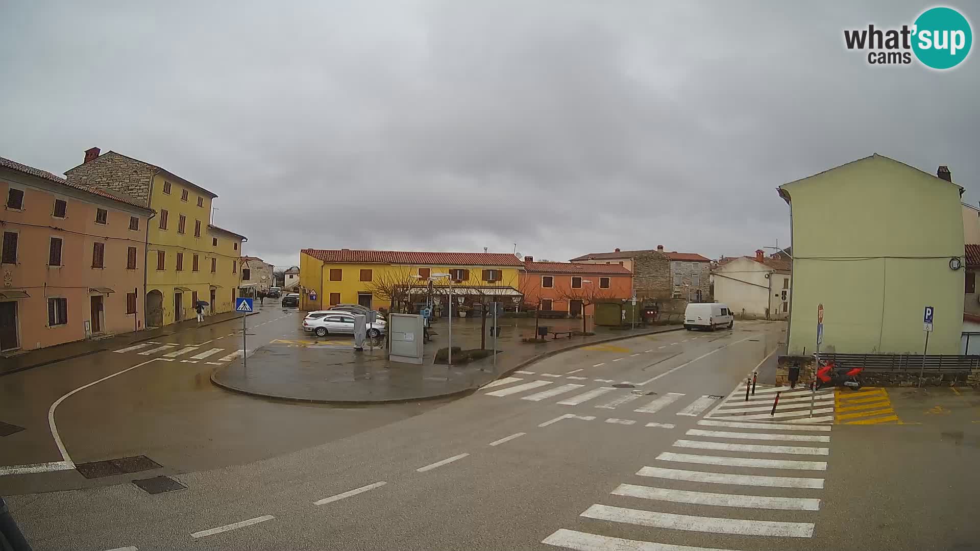 Bale, webcam de la place La Musa – Istrie – Croatie