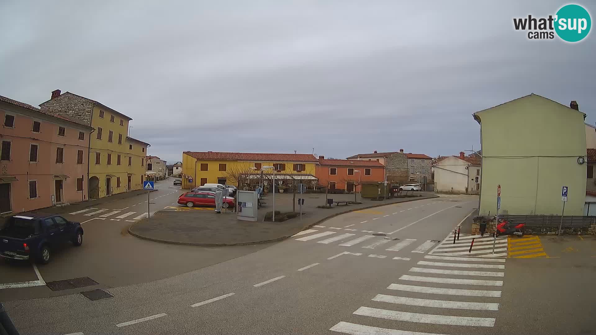 Bale, webcam de la place La Musa – Istrie – Croatie