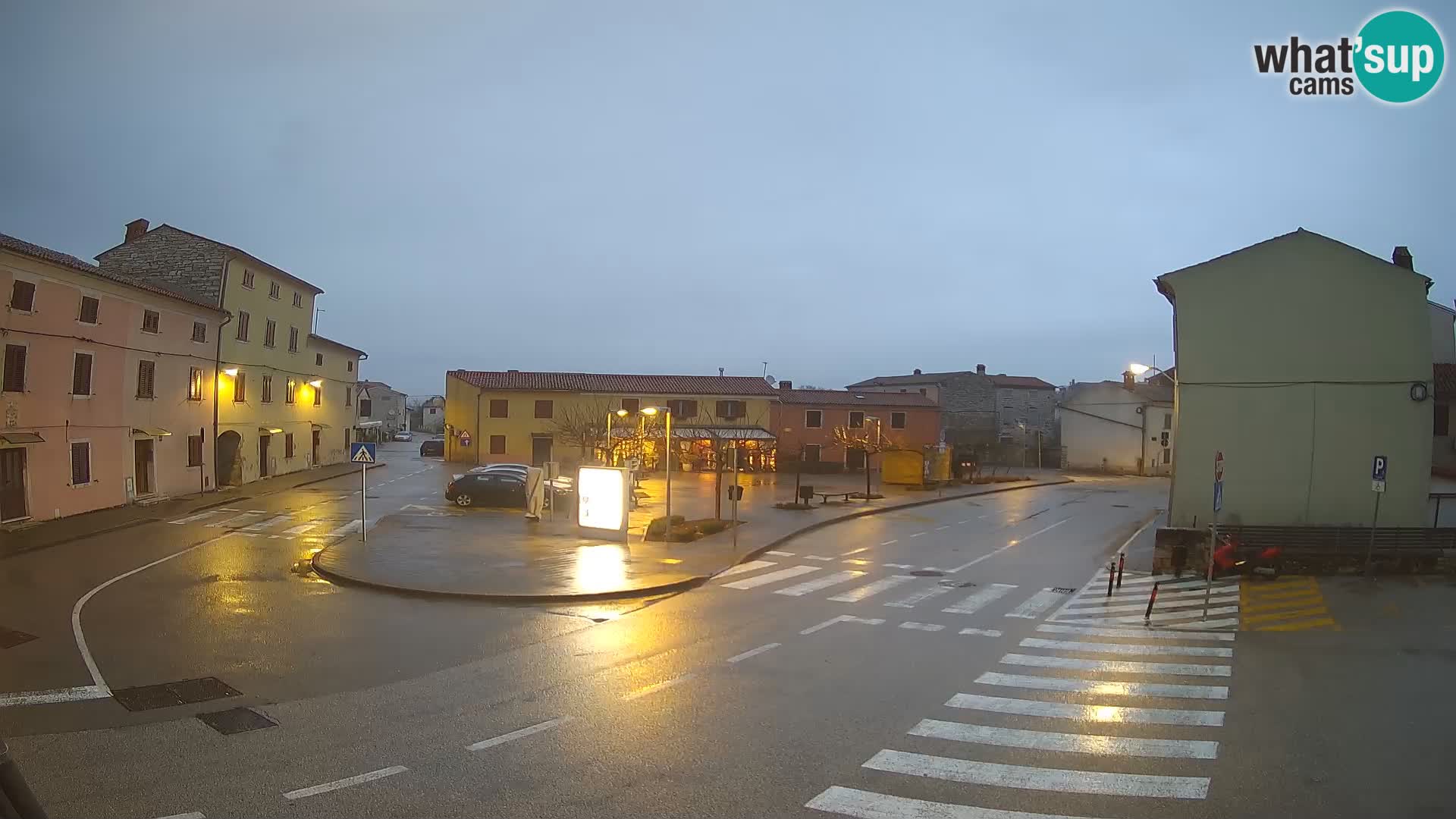 Bale, webcam de la place La Musa – Istrie – Croatie