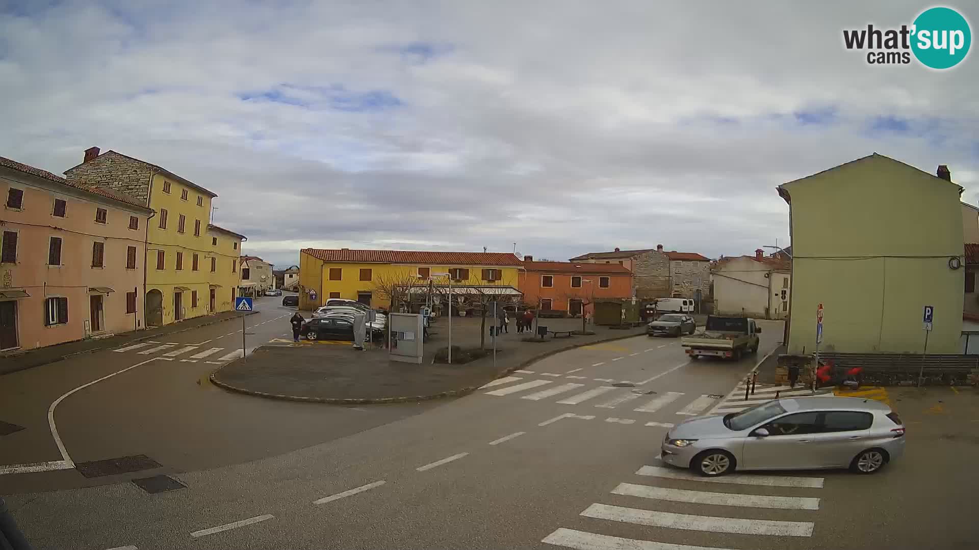 Bale, webcam de la place La Musa – Istrie – Croatie