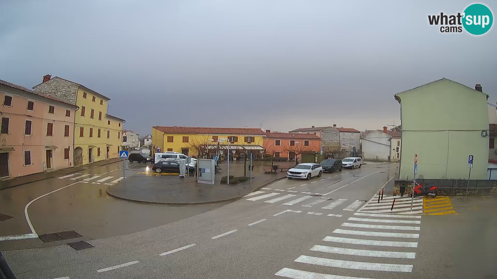 Bale, webcam de la place La Musa – Istrie – Croatie