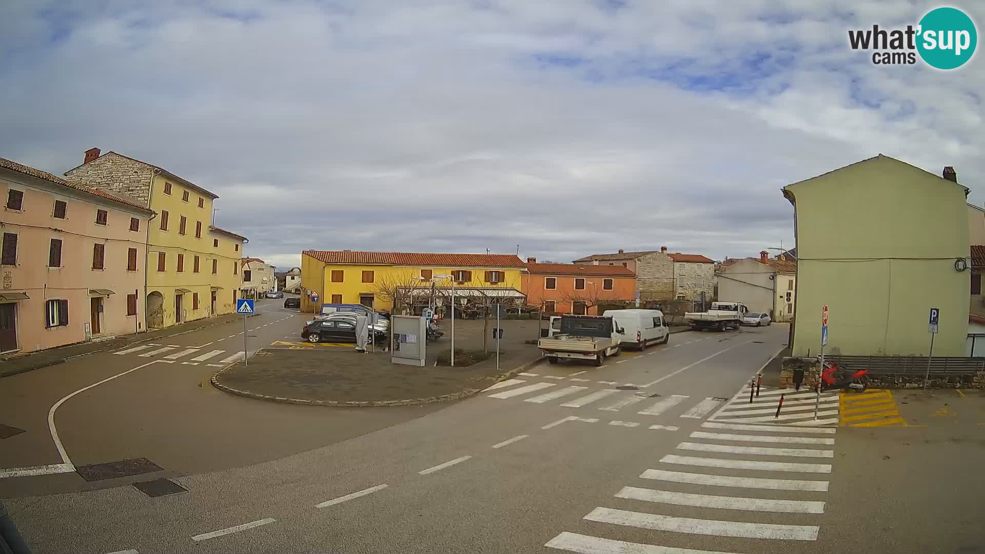 Bale, webcam de la place La Musa – Istrie – Croatie