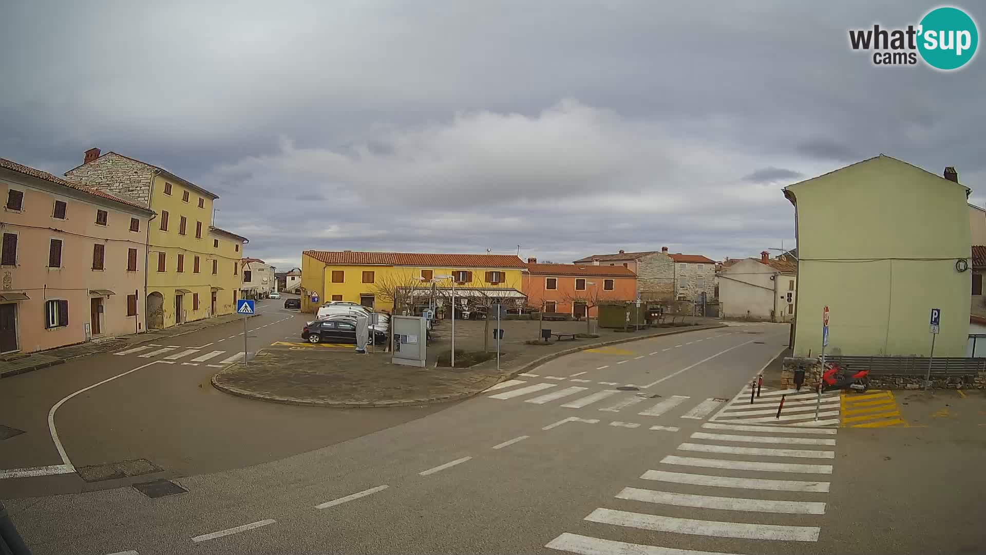 Bale, webcam de la place La Musa – Istrie – Croatie