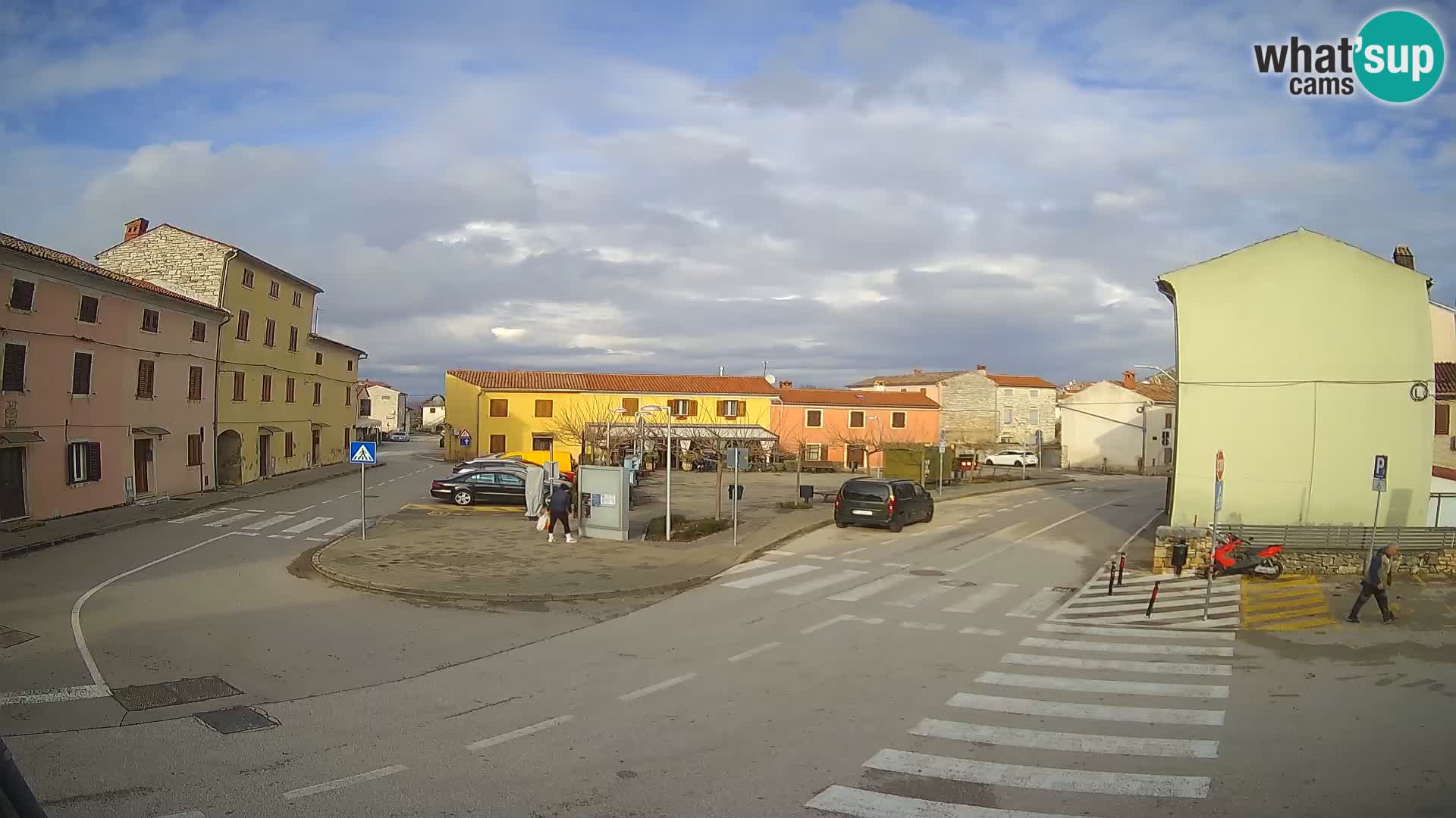 Bale, webcam de la place La Musa – Istrie – Croatie