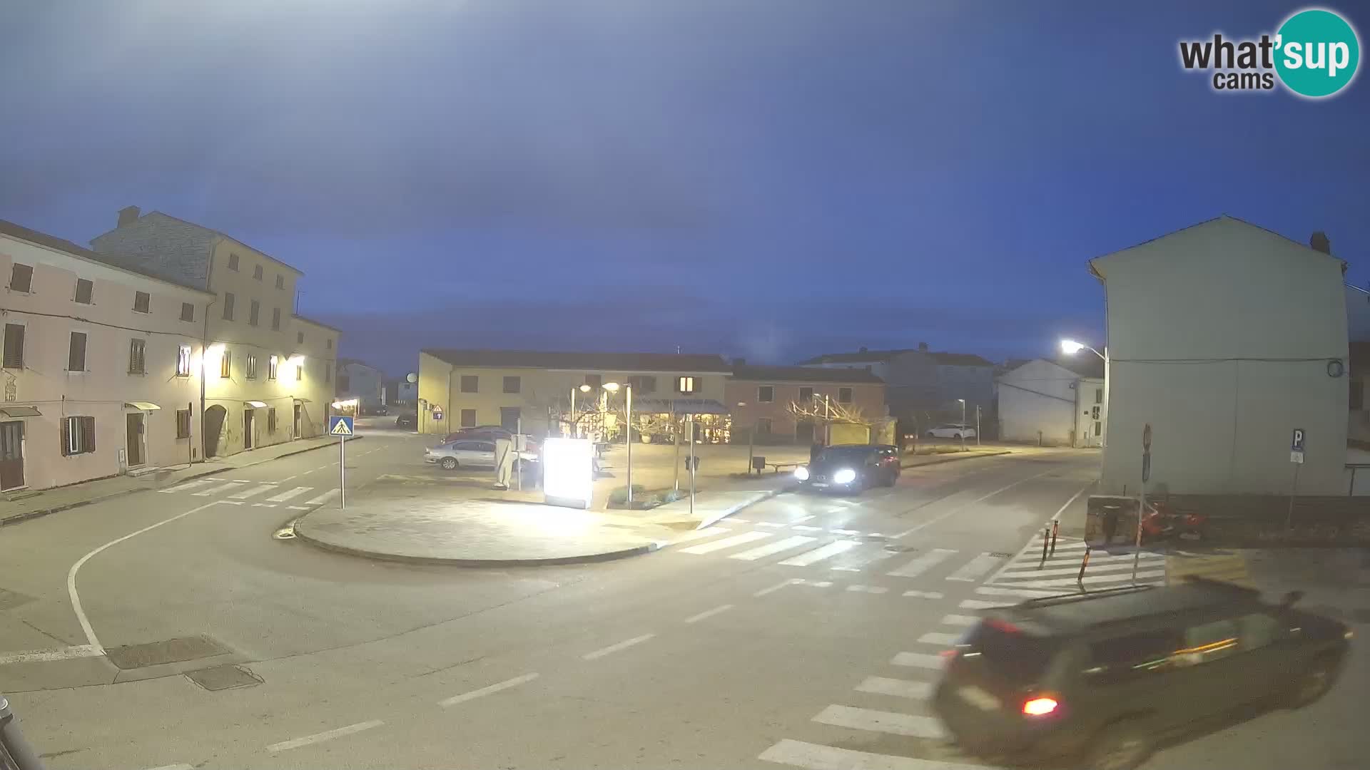 Bale, webcam de la plaza La Musa – Istria – Croacia