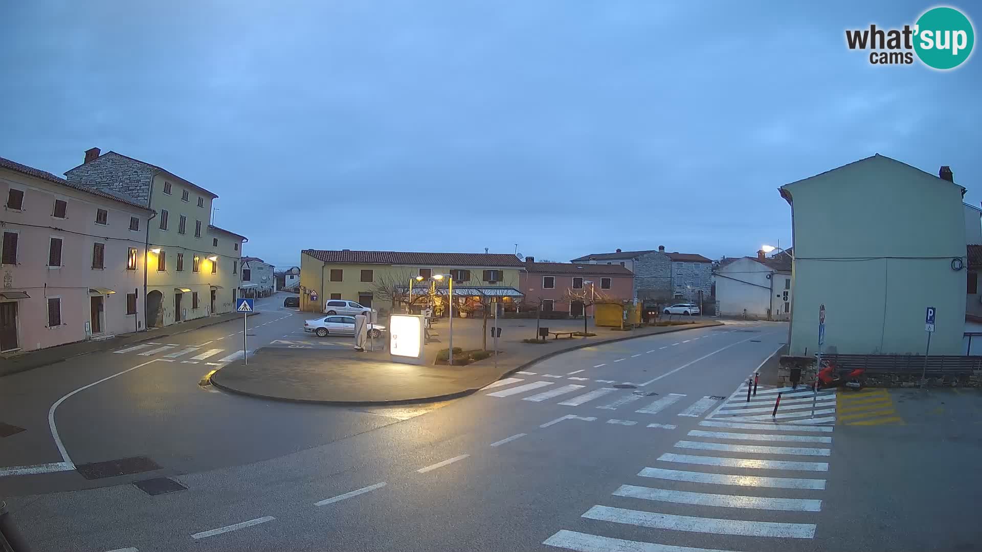 Bale, webcam de la place La Musa – Istrie – Croatie