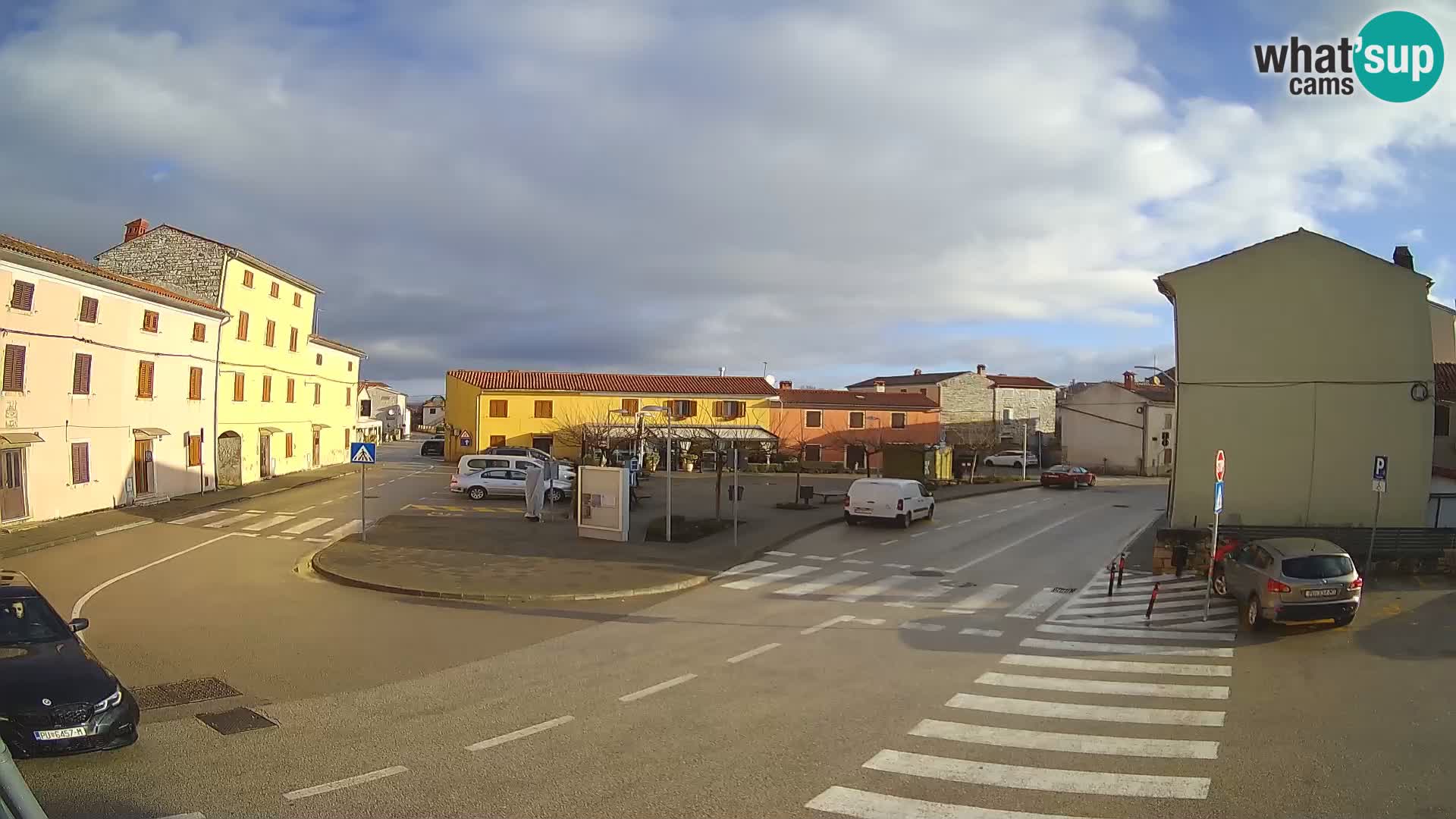 Bale, webcam de la place La Musa – Istrie – Croatie