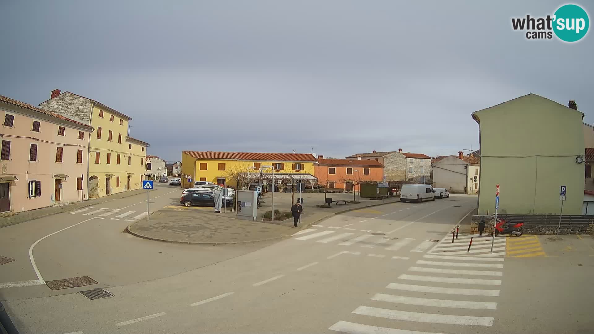 Bale, webcam de la plaza La Musa – Istria – Croacia