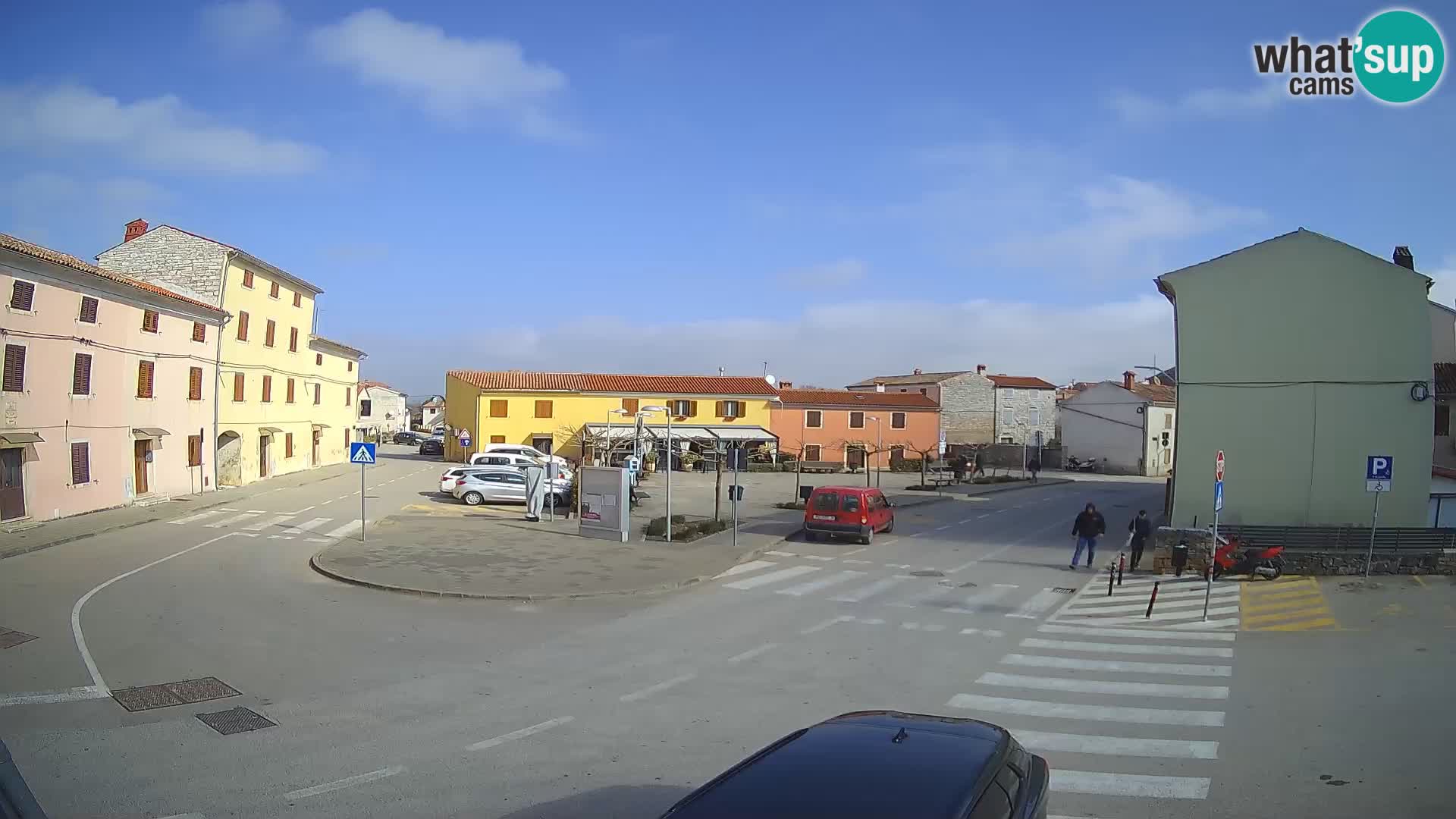 Bale, webcam de la place La Musa – Istrie – Croatie