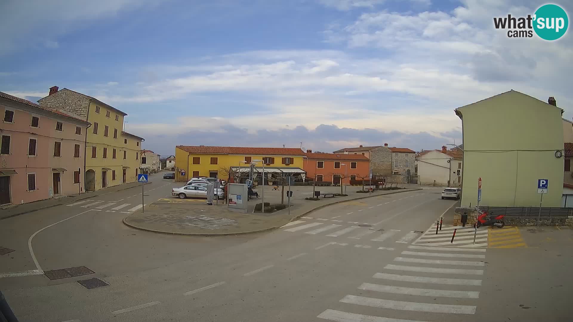 Bale, webcam de la place La Musa – Istrie – Croatie