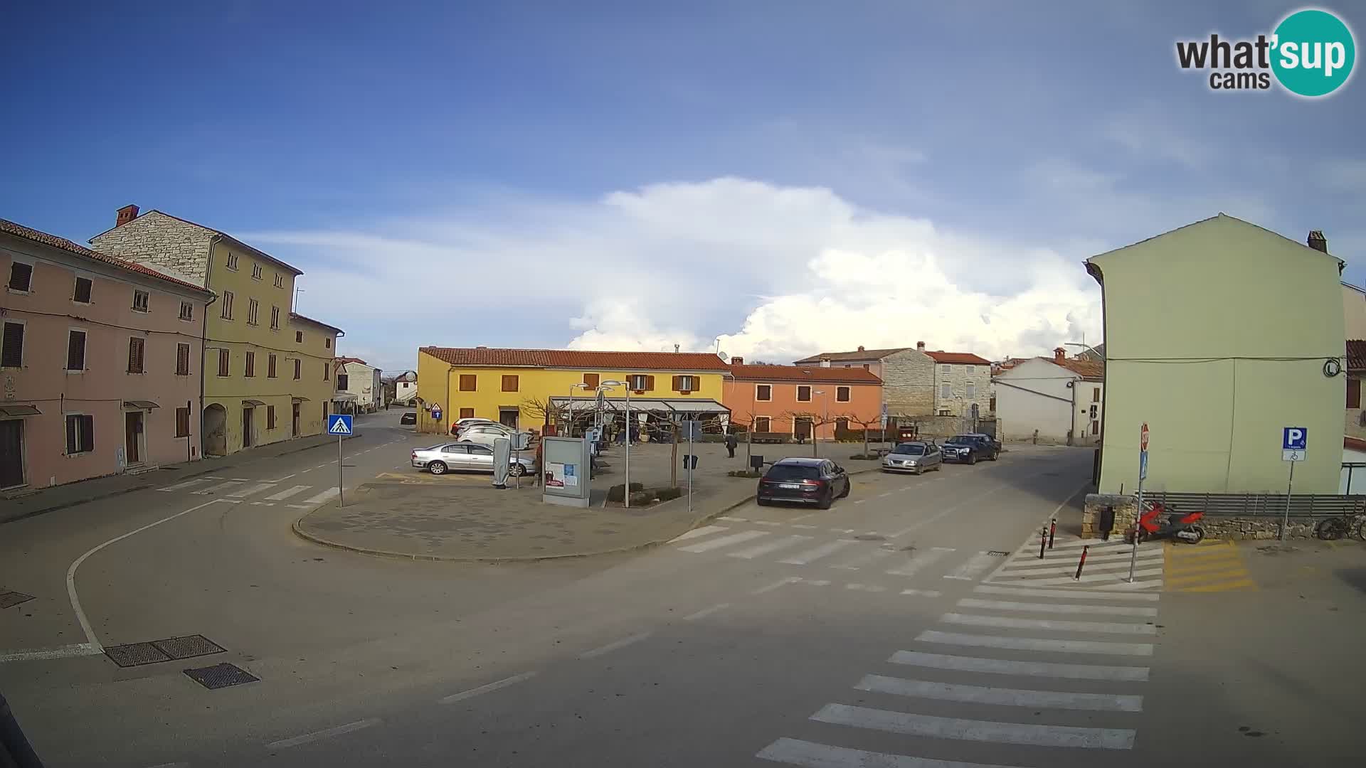 Bale, webcam de la plaza La Musa – Istria – Croacia