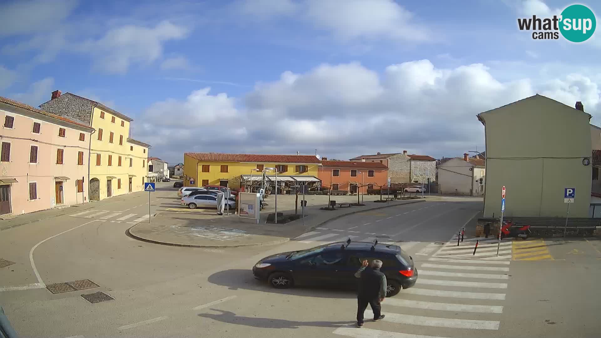 Bale, webcam de la place La Musa – Istrie – Croatie