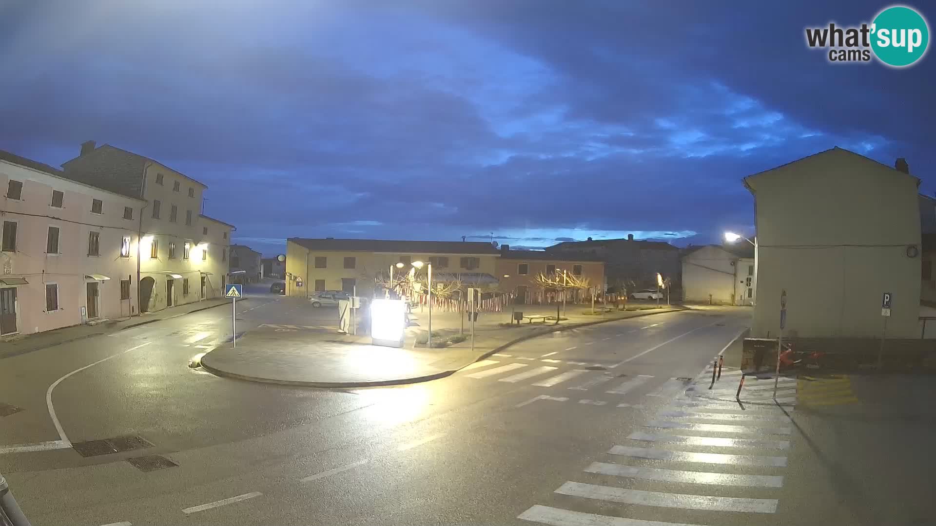 Bale, webcam de la place La Musa – Istrie – Croatie