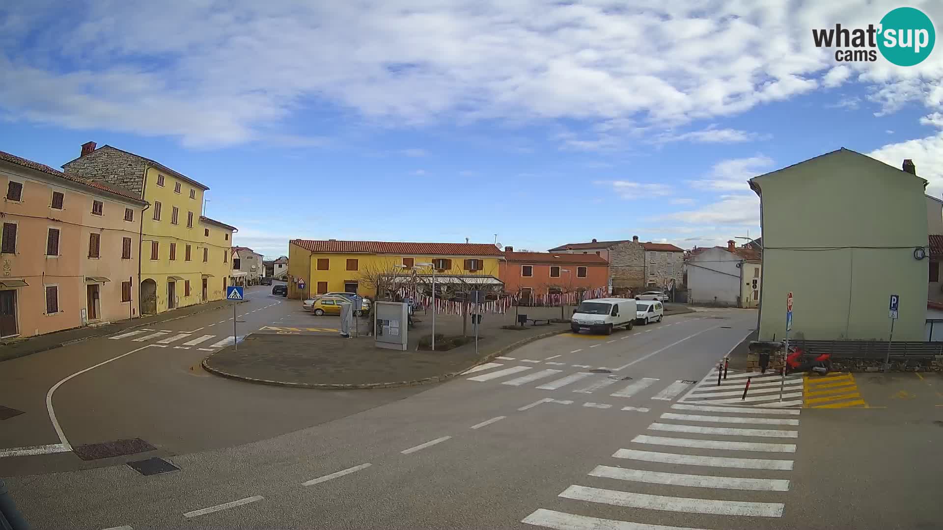 Bale, webcam de la place La Musa – Istrie – Croatie