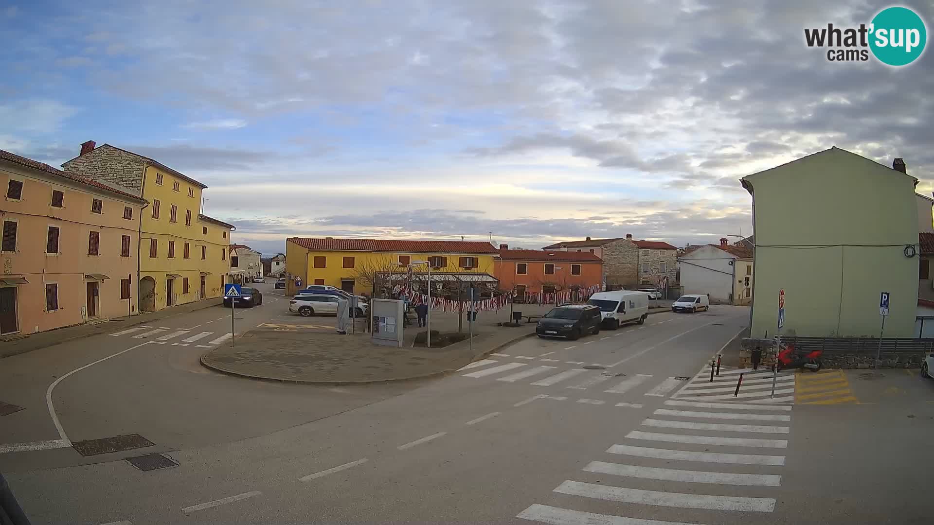 Bale, webcam de la place La Musa – Istrie – Croatie